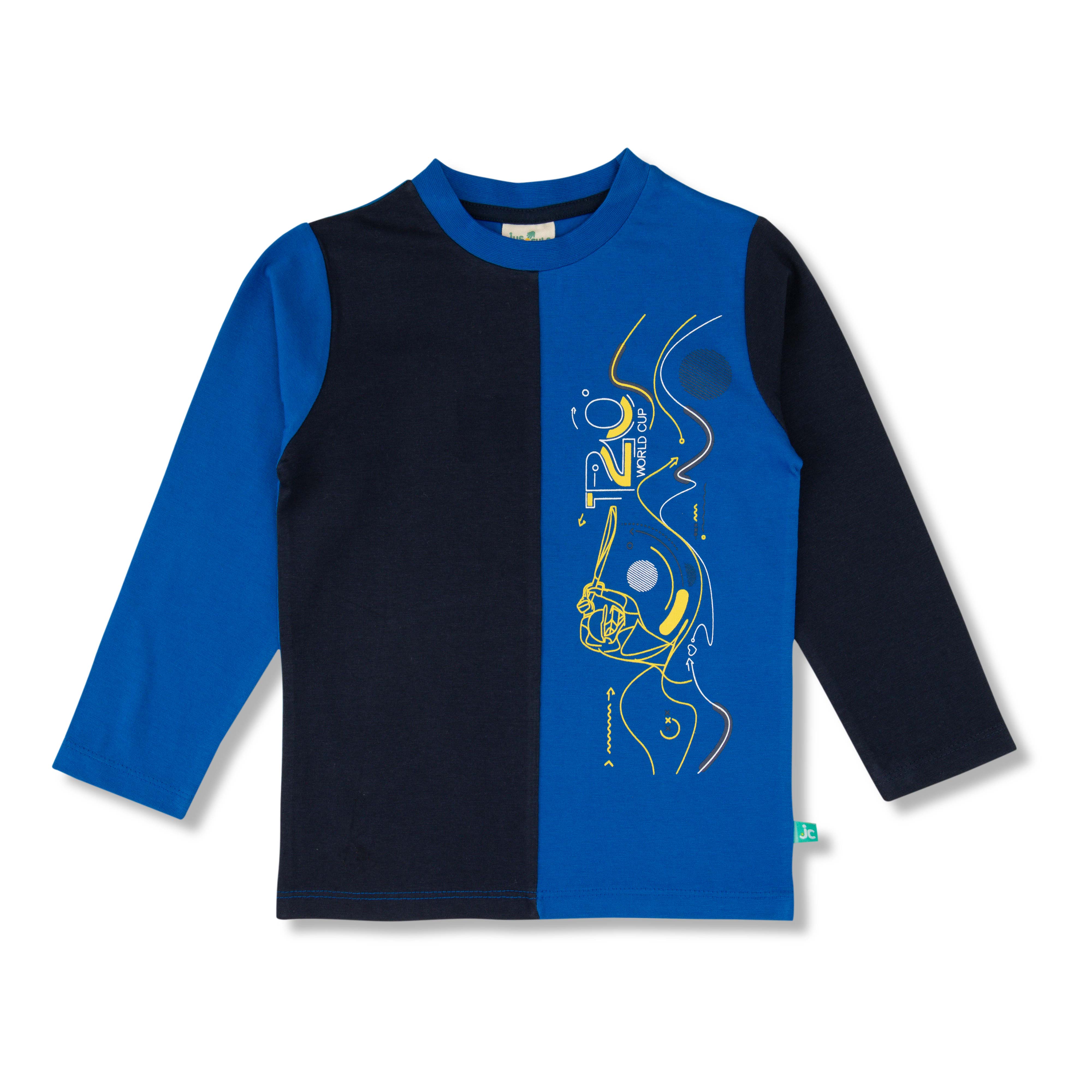 Young Boys Full Sleeve  Graphic Printed T Shirt