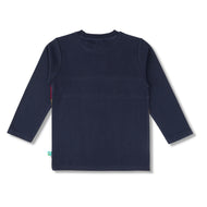 "Baby Boys' Colorblock Long Sleeve T-Shirt – American Football Print Tee"