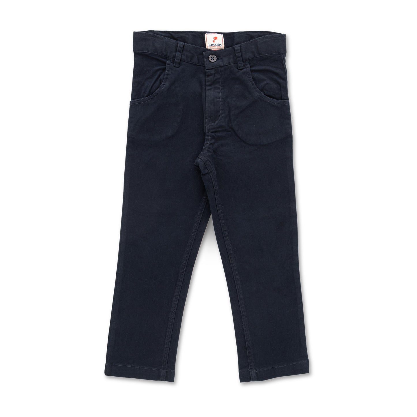 Boys' Navy Blue Cotton Chino Pants