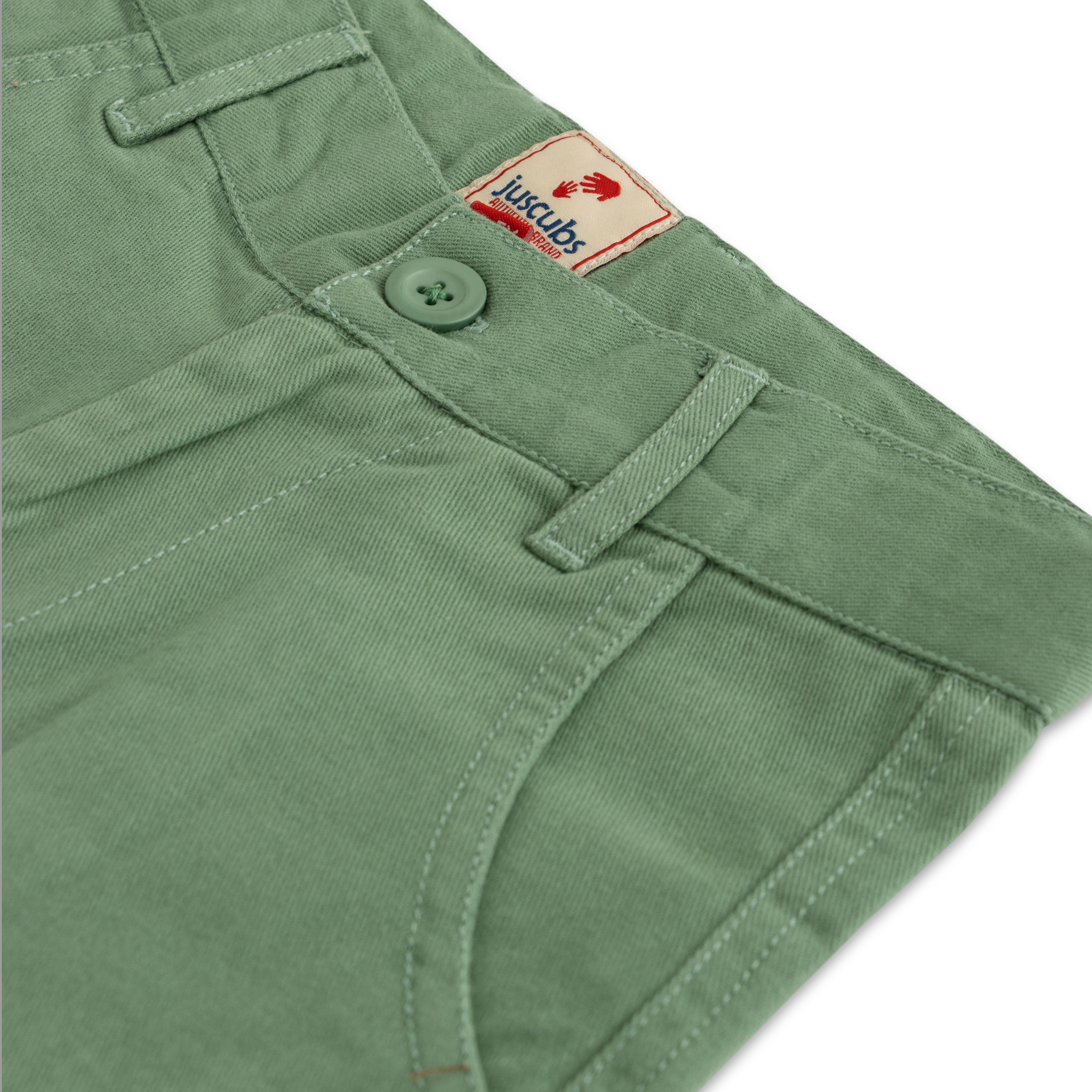 Boys' Casual Cargo Shorts with Buttoned Pockets