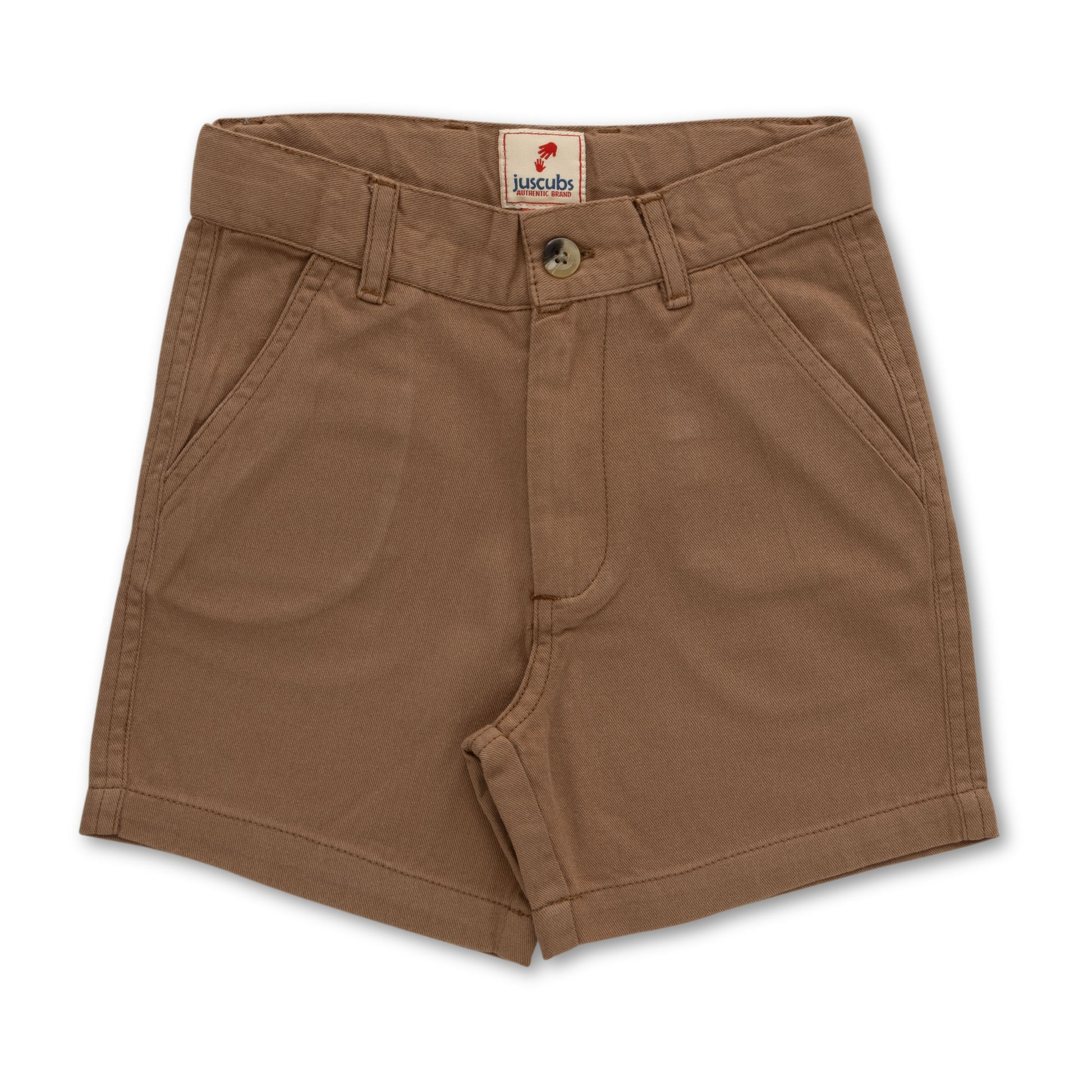 Boys' Classic Cotton Twill Shorts with Pockets