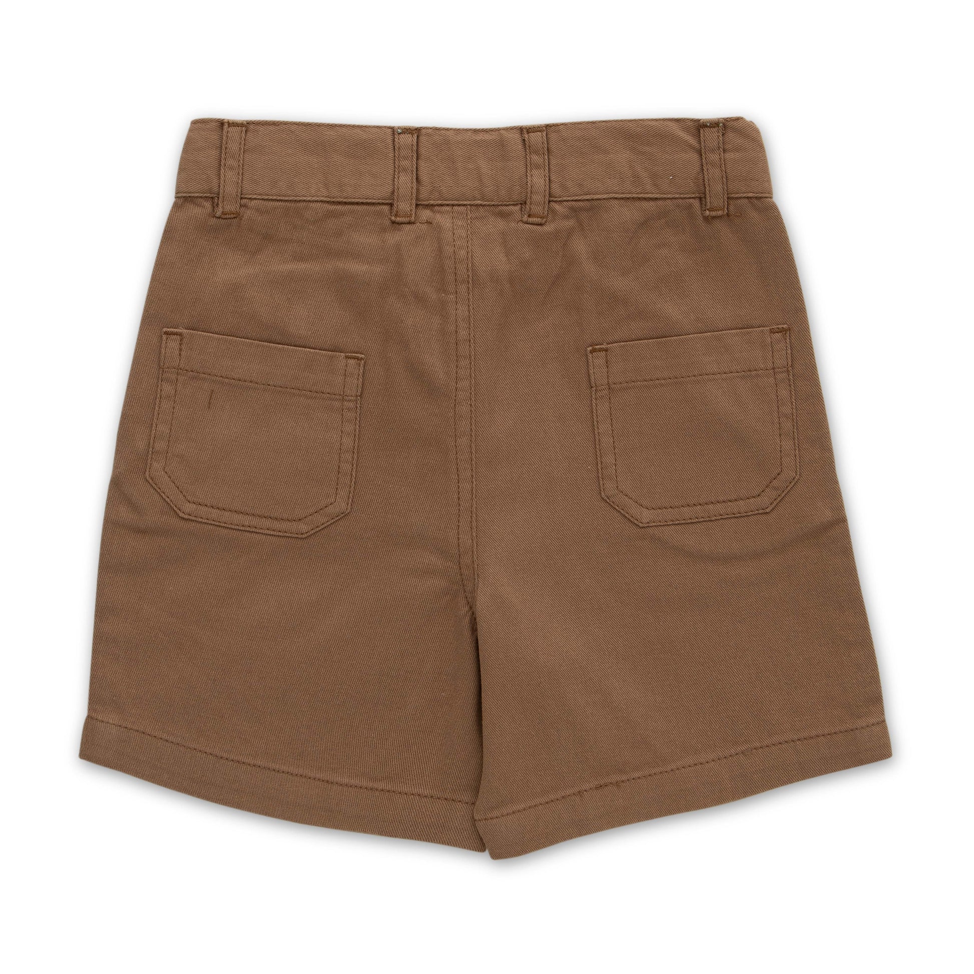 Boys' Classic Cotton Twill Shorts with Pockets