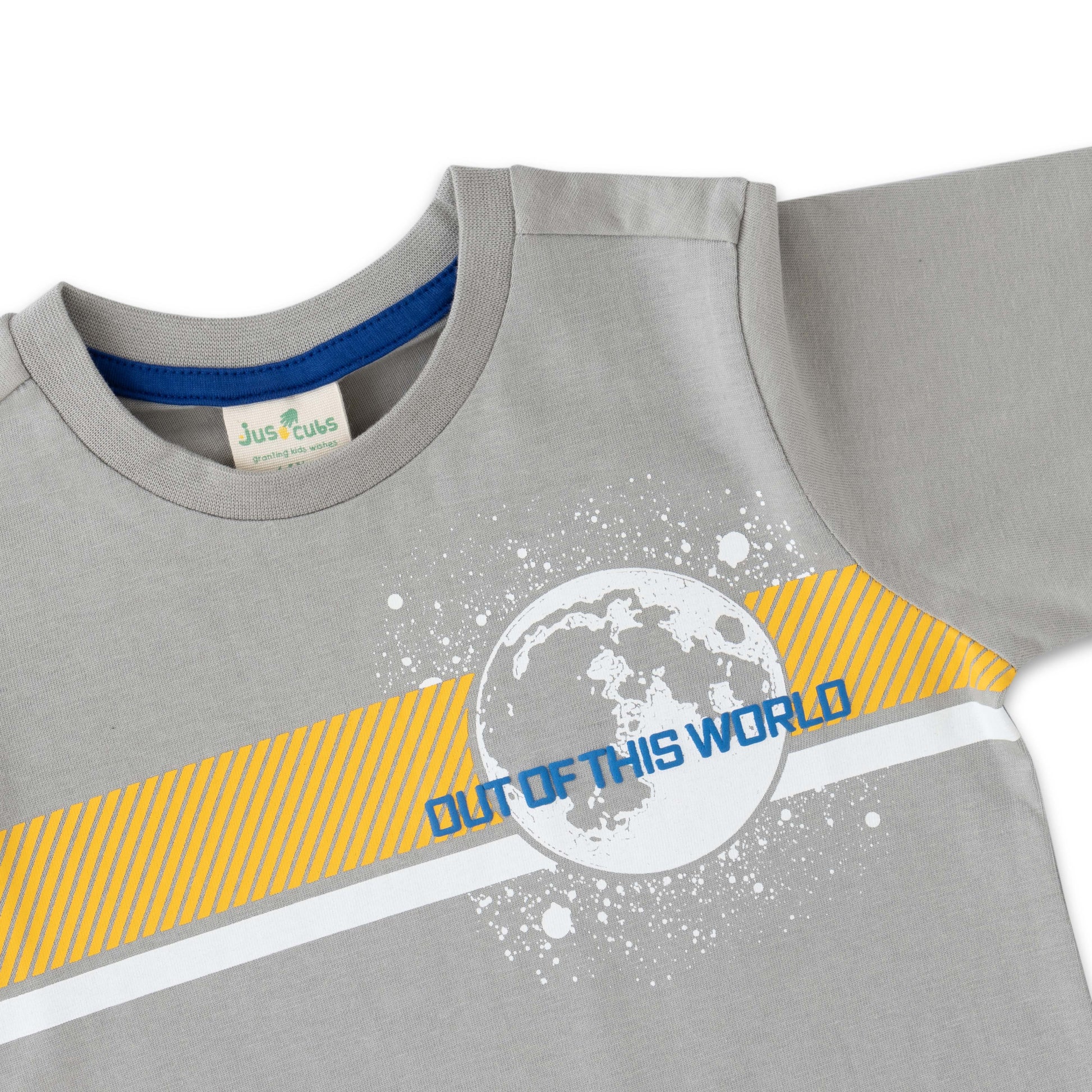 Boys Space-Themed Long Sleeve T-Shirt - "Out of This World" Graphic