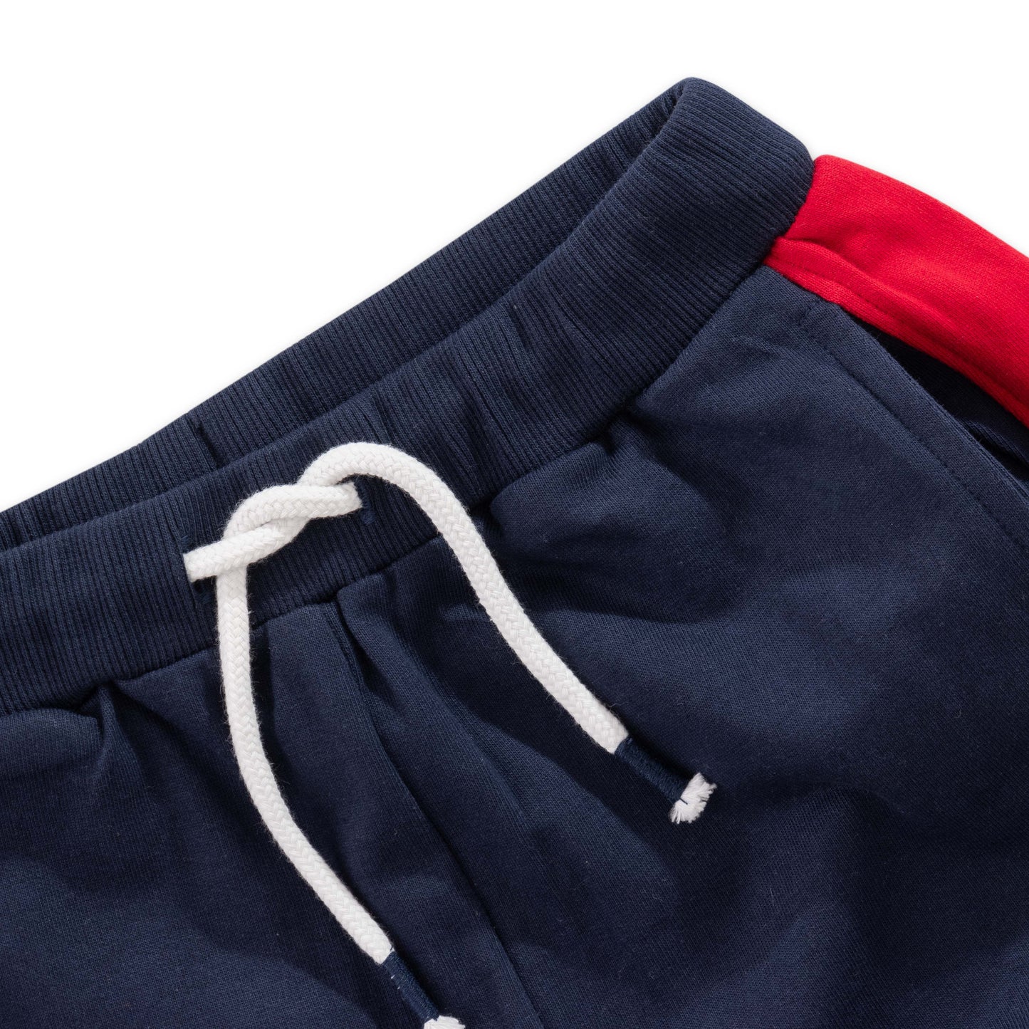 Juscubs solid Jogger Pants - Navy, Red & Beige with Drawstring
