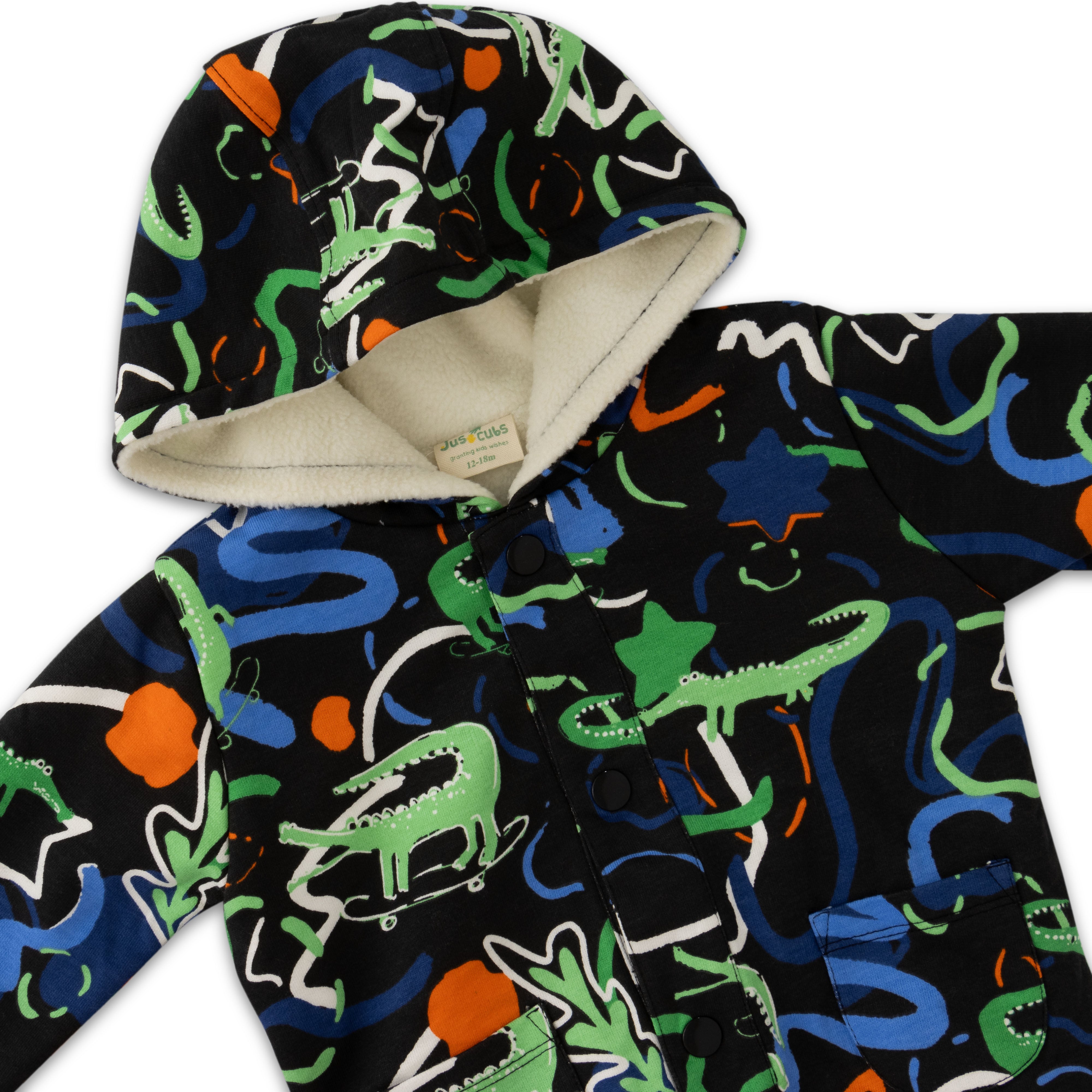 Vibrant Color-Block Boys' Hoodie