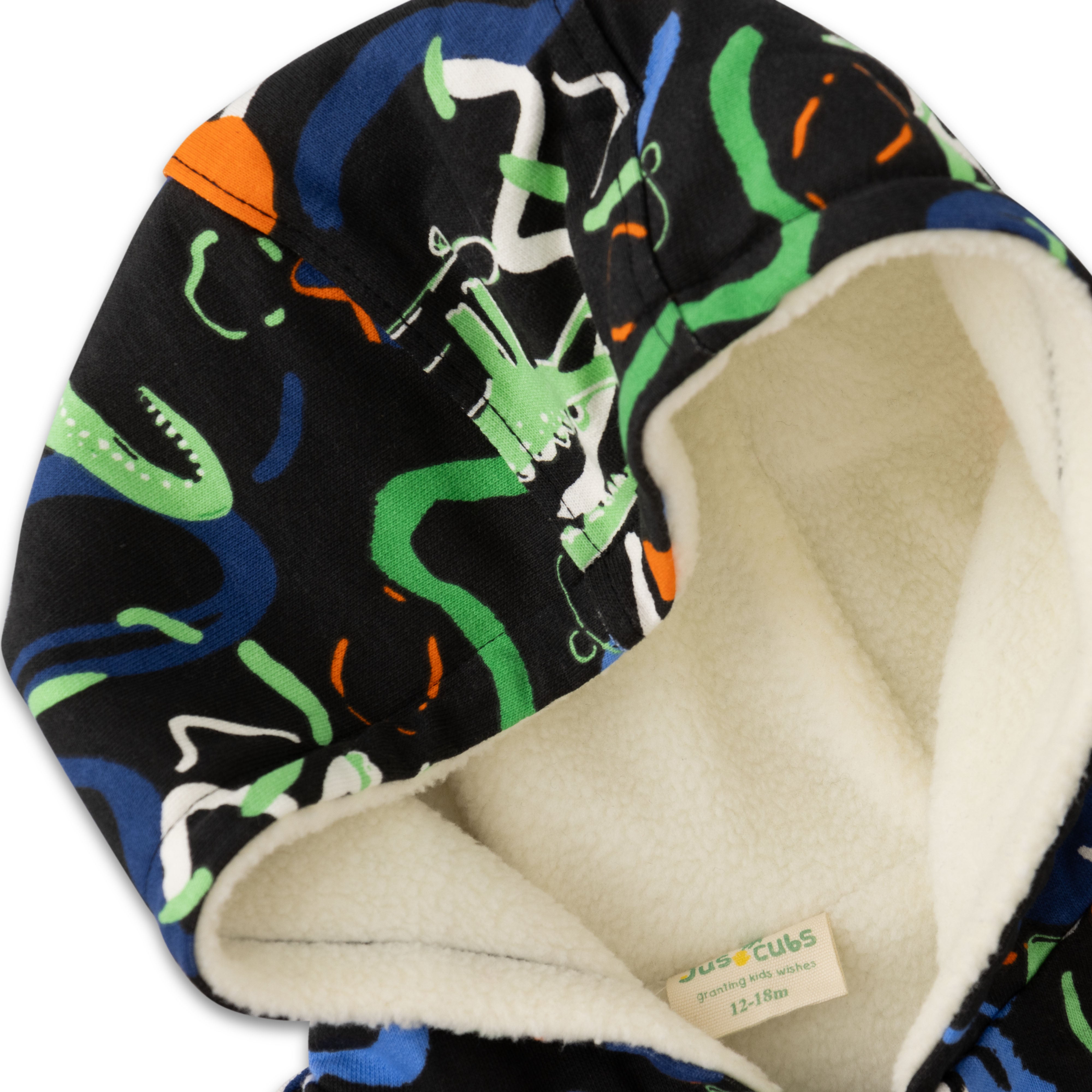Vibrant Color-Block Boys' Hoodie