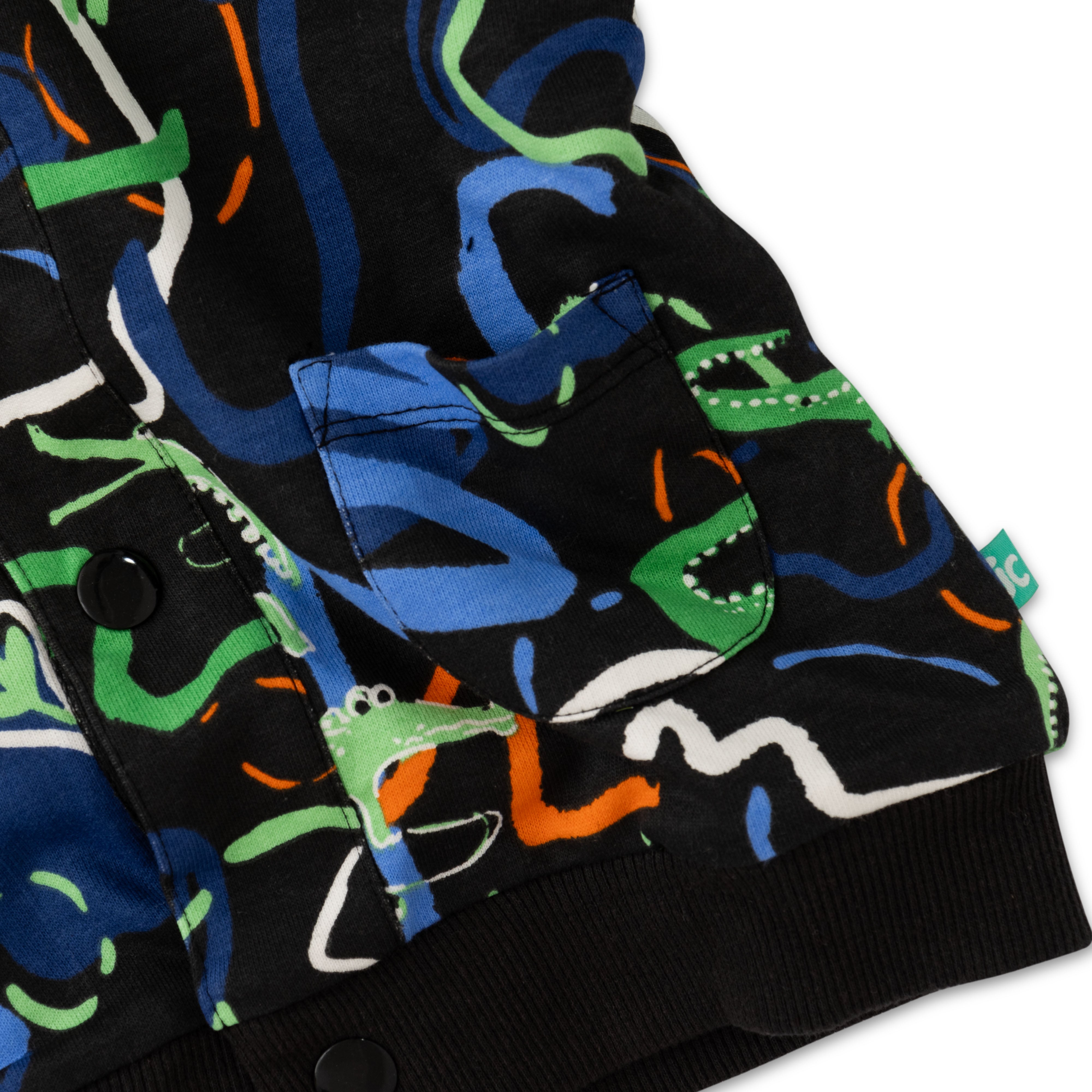 Vibrant Color-Block Boys' Hoodie