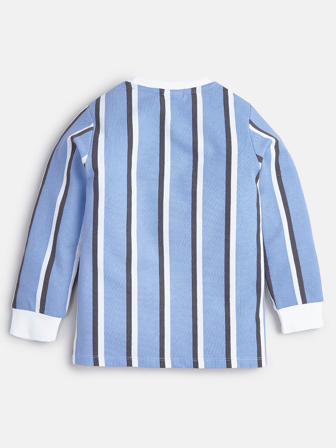 "Boys' Striped Long Sleeve T-Shirt with 'Play Together' Graphic"