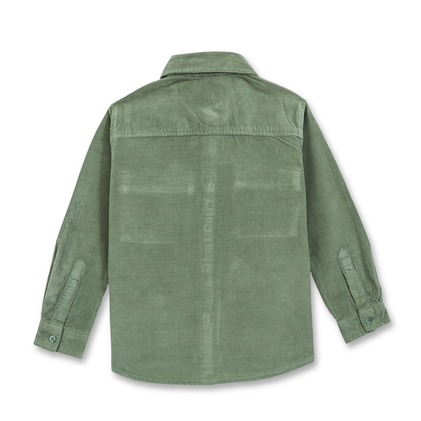 Kids' Olive Green Corduroy Shirt – Casual & Stylish Button-Down