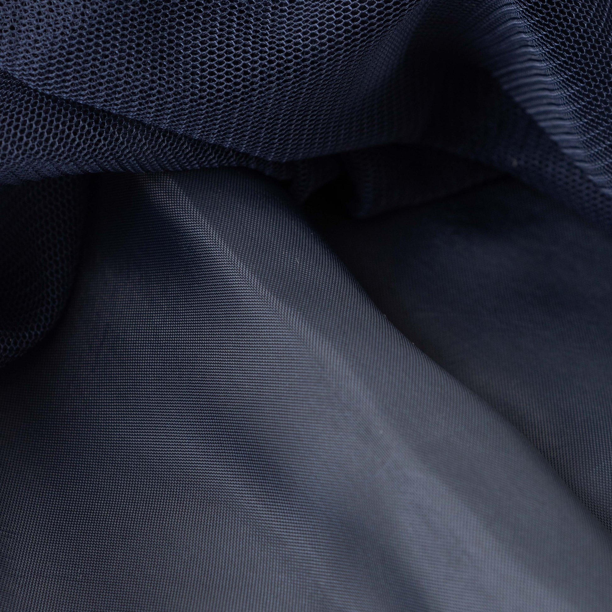 Girls' Navy Blue Sequin Tulle Party Dress with Sheer Sleeves and Bow Accent