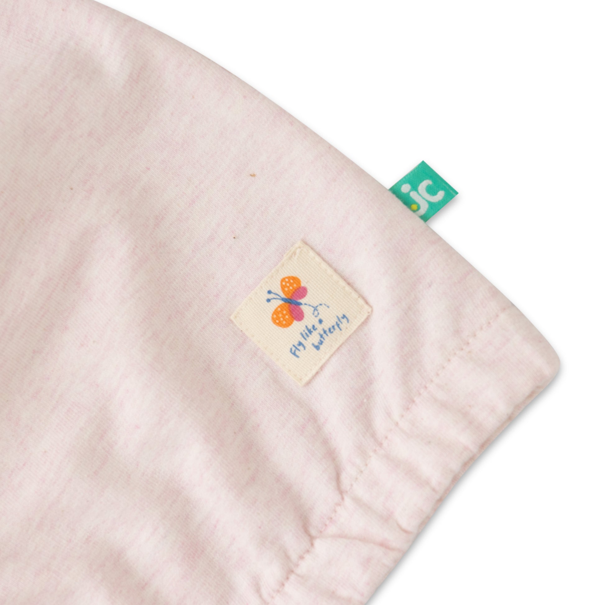 Girls' Pink Long-Sleeve Sweatshirt with Lace Peter Pan Collar