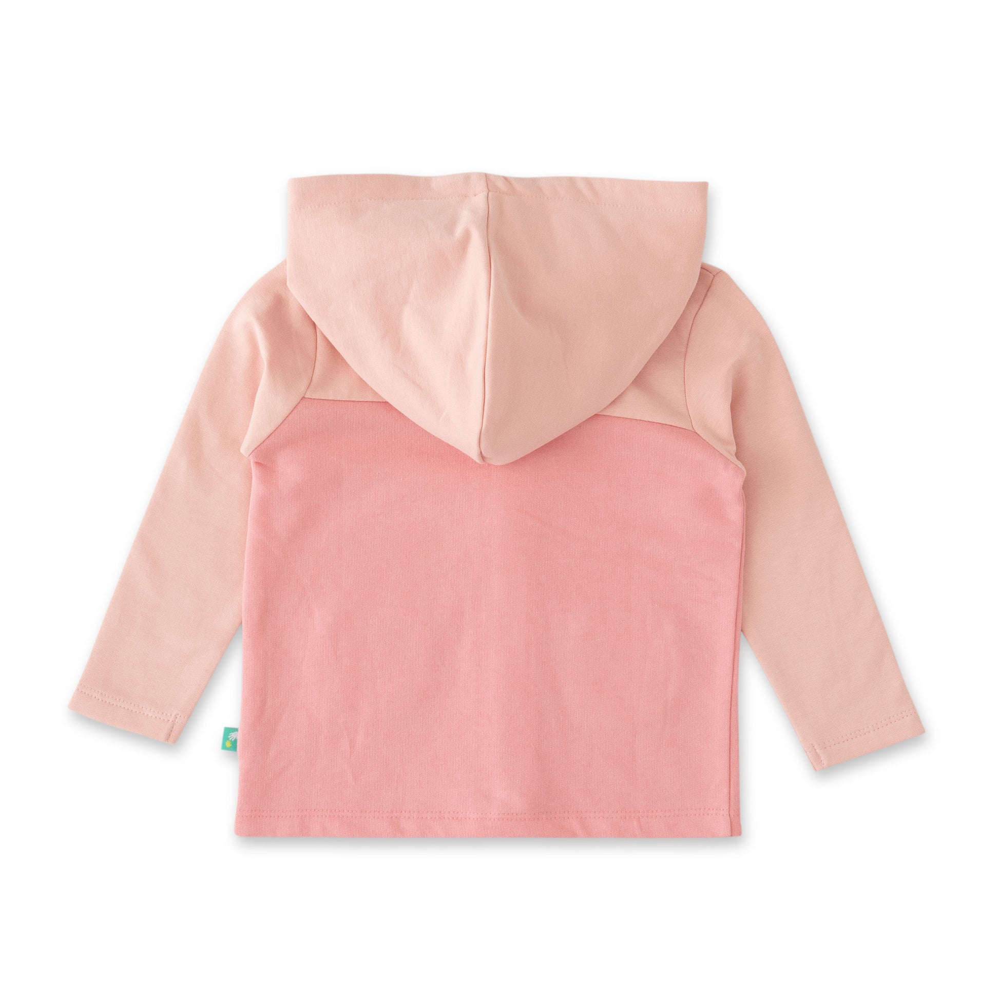 Baby Girls Soft Pink Zip-Up Hoodie with Dual Front Pockets