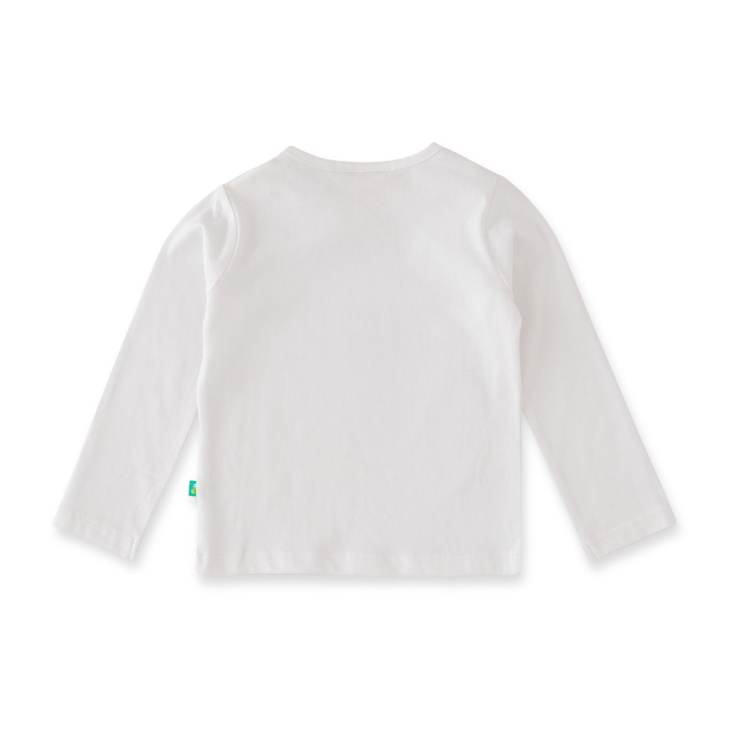 Girls' Pink Ruffle Strap Dungaree with White Long Sleeve Top – 2-Piece Set