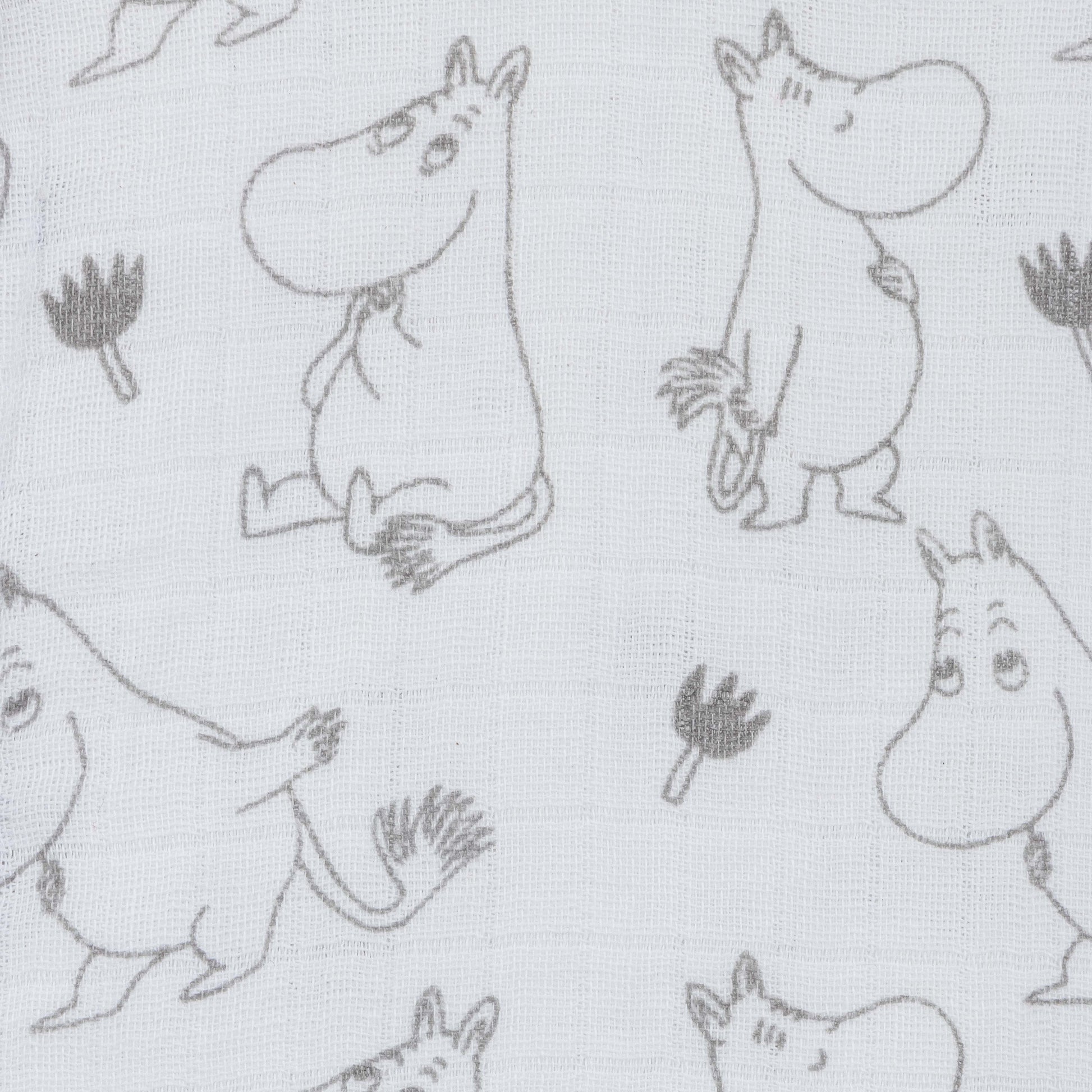 "Baby Muslin Cotton Front-Open T-Shirt – Adorable Cartoon Print"