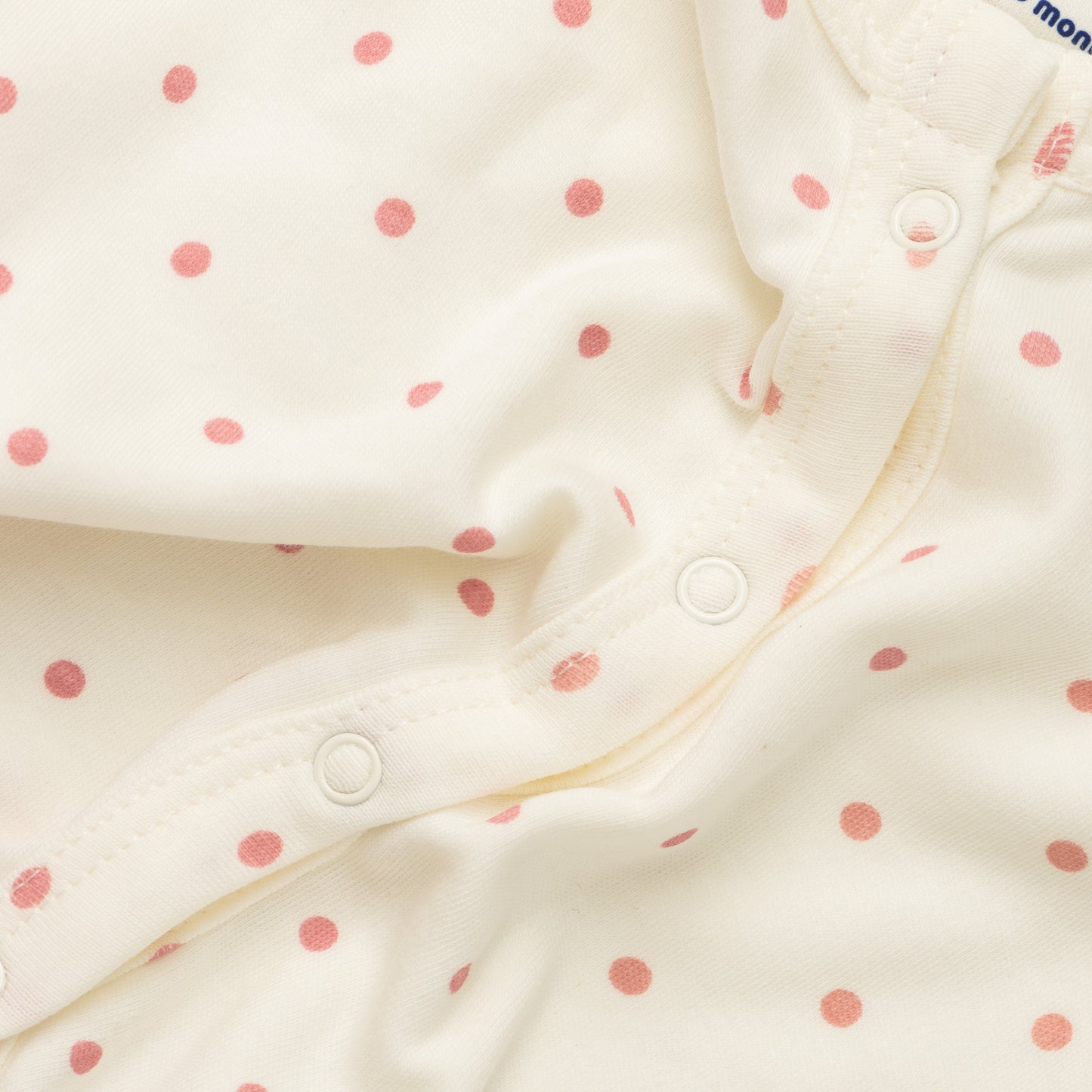 Baby Cotton Short Sleeve Top & Shorts Set – Pink Polka Dot Print"