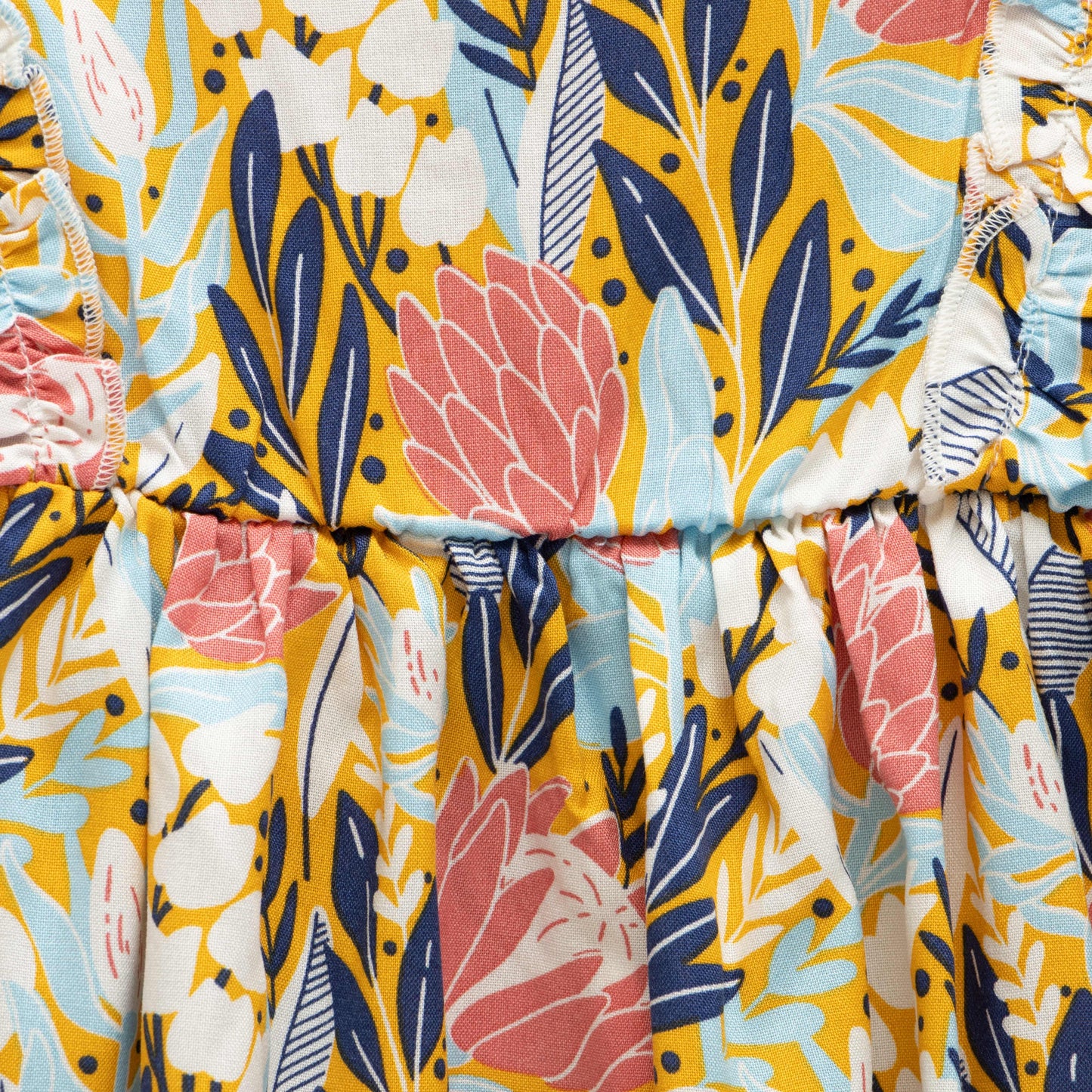 Baby Girls All Over Printed Fit & Flare Dress - Juscubs