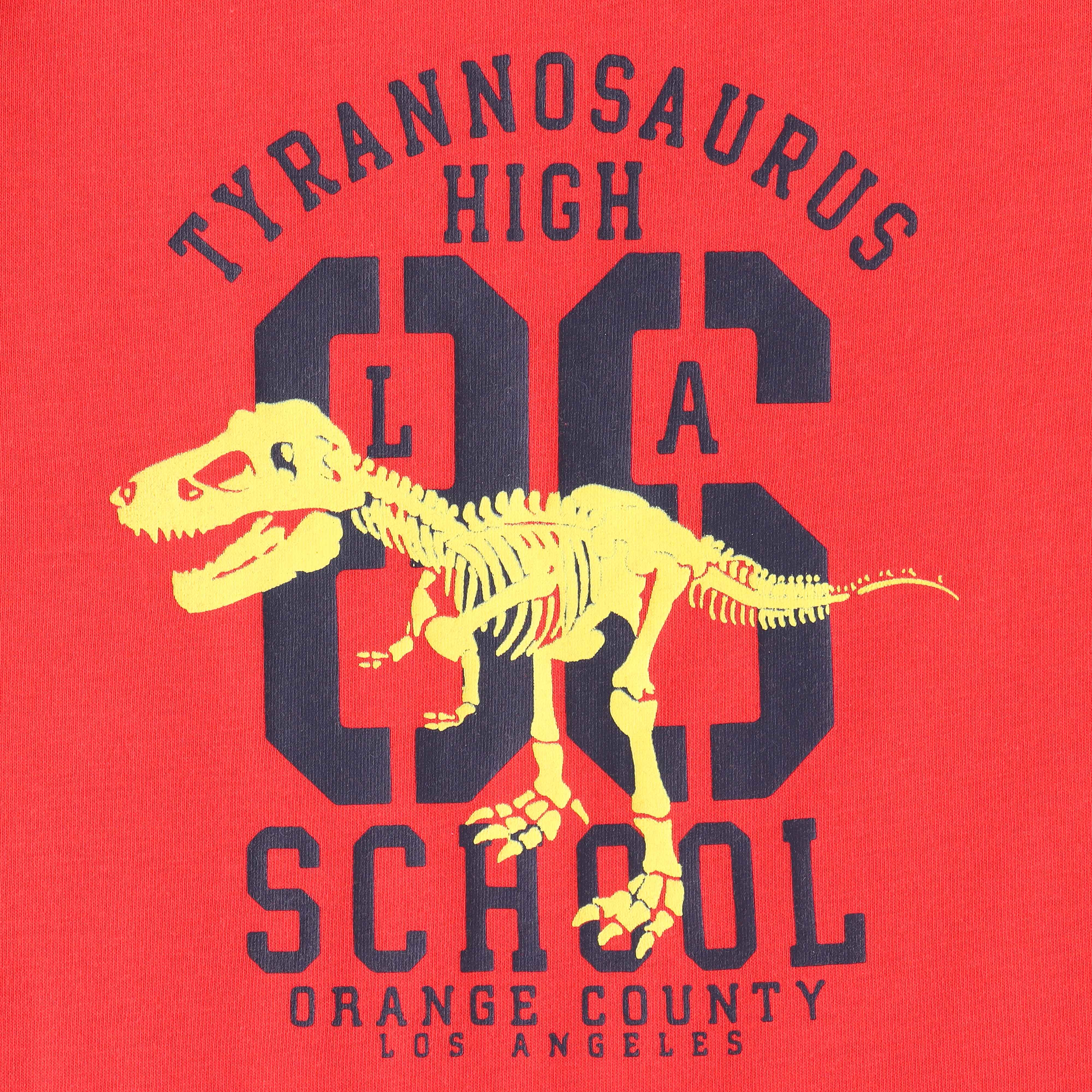Dinosaur Graphic Sleeveless T-shirt for Kids – Soft Cotton Casual Wear