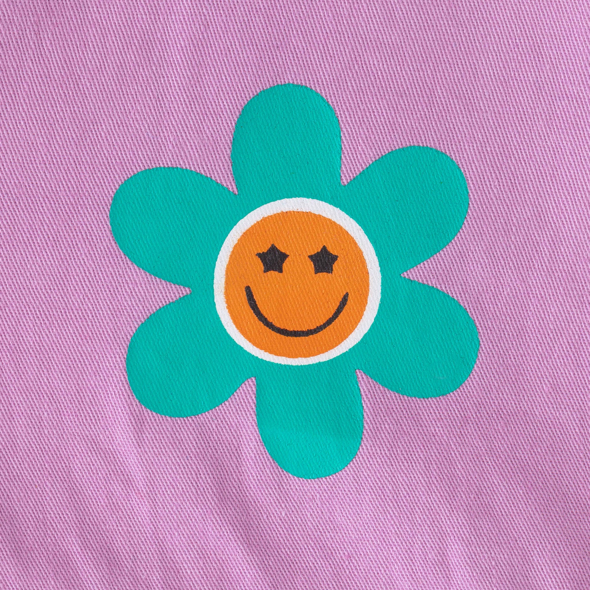 Baby Girls' Floral Fun Outfit Set – Yellow Smiley Flower T-Shirt & Pink Shorts, Cute & Comfortable Summer Wear
