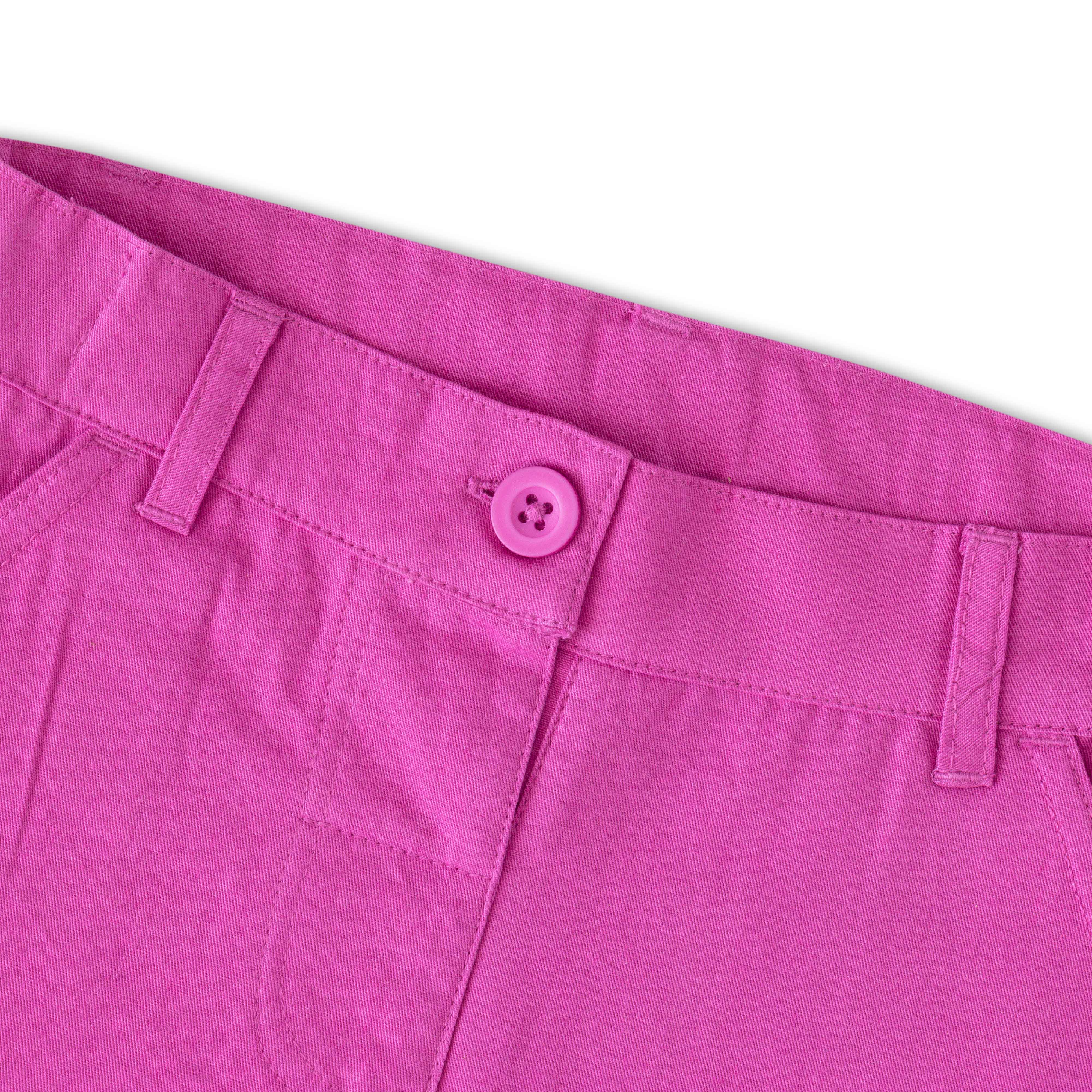 Baby Girls' Play & Learn Outfit Set – Graphic T-Shirt & Pink Shorts, Fun & Casual Wear
