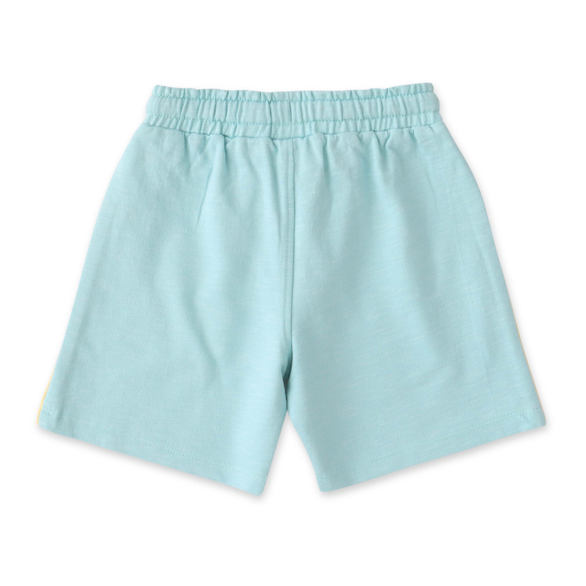 "Boys' Helicopter-Themed T-Shirt & Shorts Set – 'Time to Fly' Design"