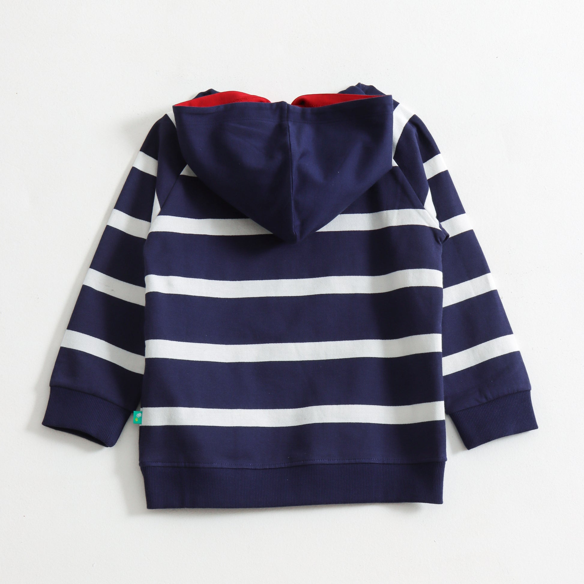 Boys Casual Navy Hoodie Sweatshirt – “A Walk in the Woods” Print