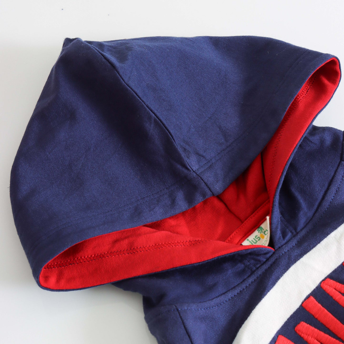 Boys Casual Navy Hoodie Sweatshirt – “A Walk in the Woods” Print