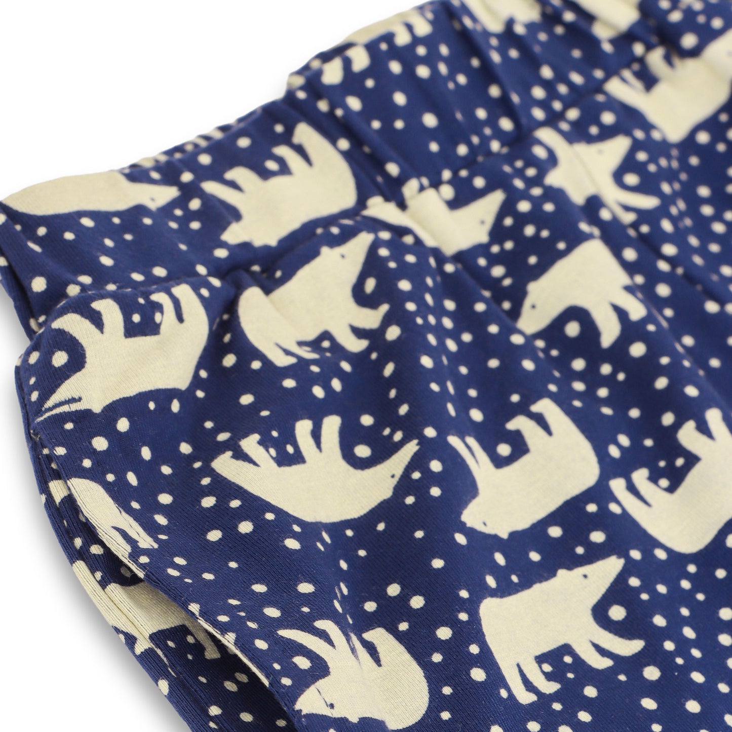 "Boys Polar Bear Printed Nightwear Set – 100% Cotton Comfort Fit Navy Blue"