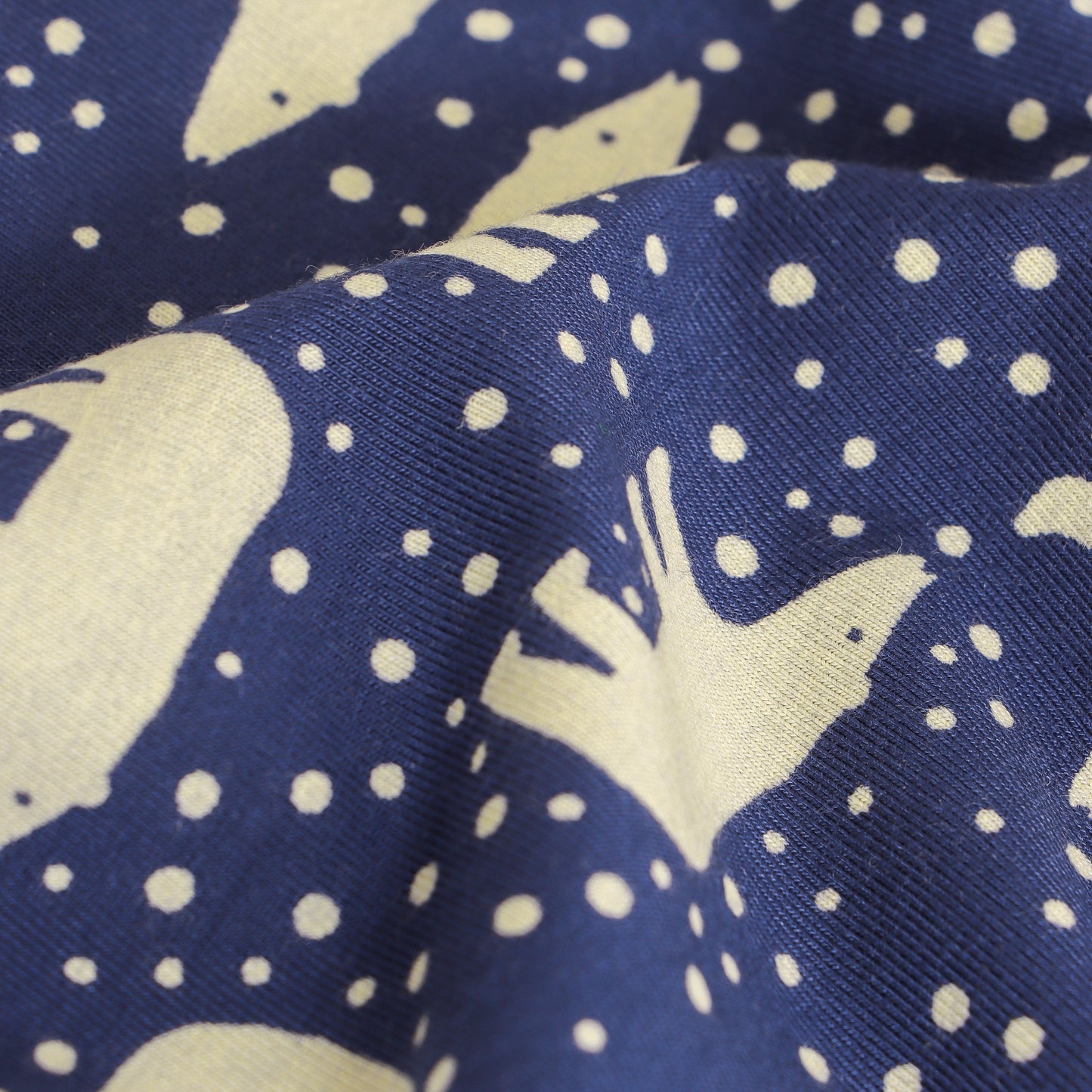 "Boys Polar Bear Printed Nightwear Set – 100% Cotton Comfort Fit Navy Blue"