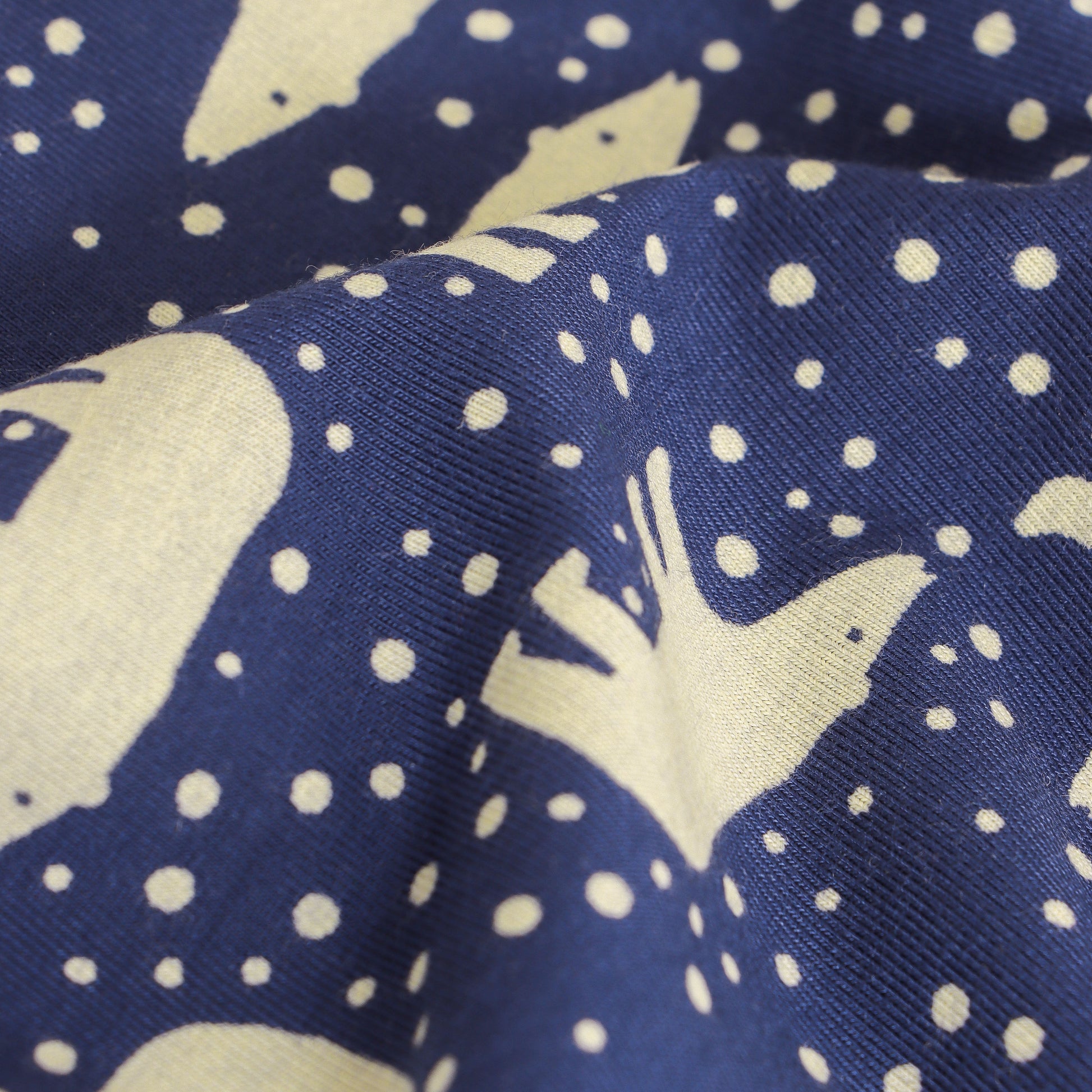 "Boys Polar Bear Printed Nightwear Set – 100% Cotton Comfort Fit Navy Blue"