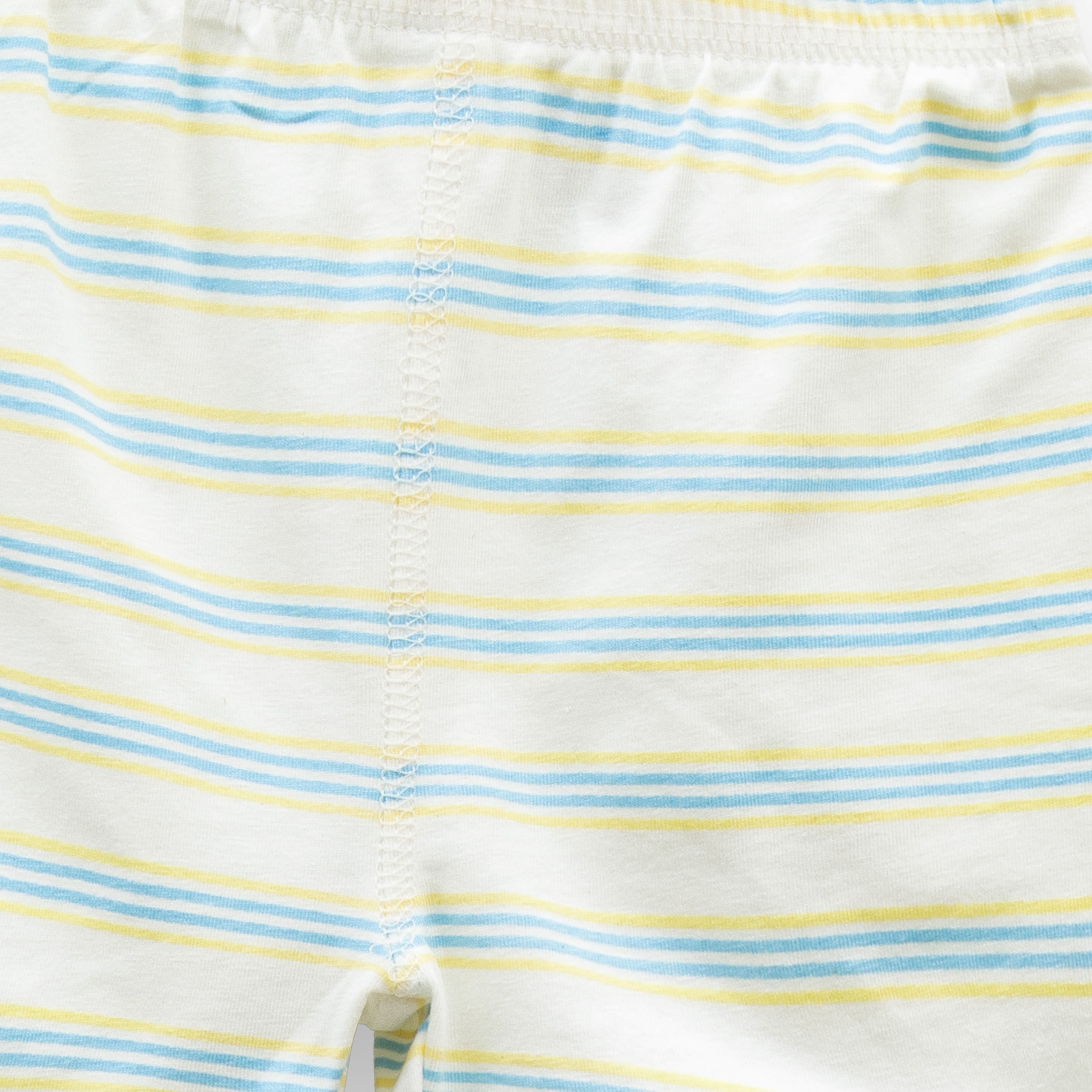 "Baby Boys' Cotton Shorts – Pack of 2 (Animal Print & Striped Design)"