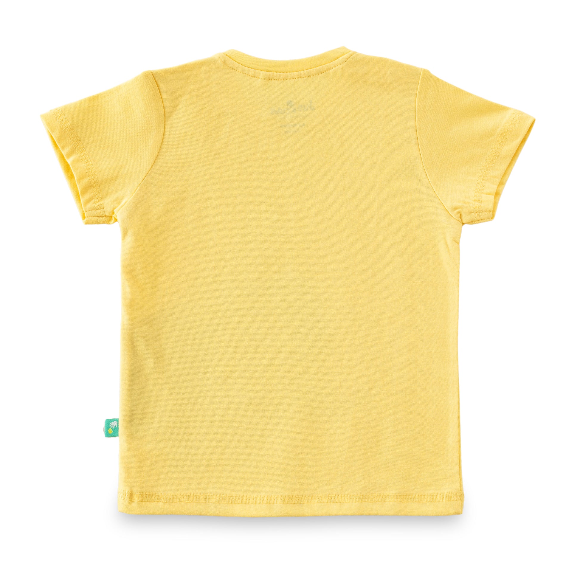 "Baby Boys' Yellow Elephant Print T-Shirt & Jungle Animal Print Jogger Set – 100% Cotton"