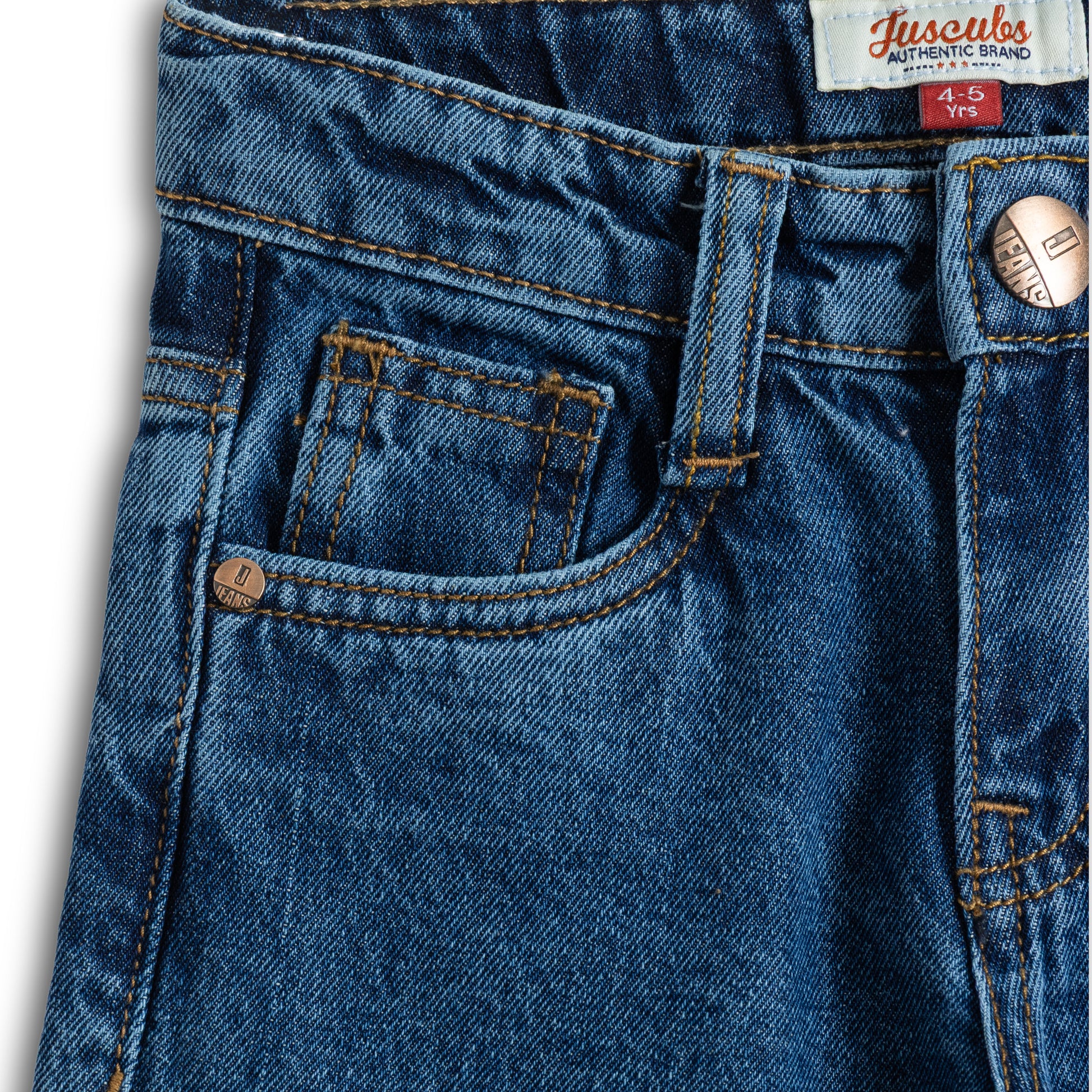 Boys Stylish Blue Denim Straight Fit Jeans  – Comfortable & Durable