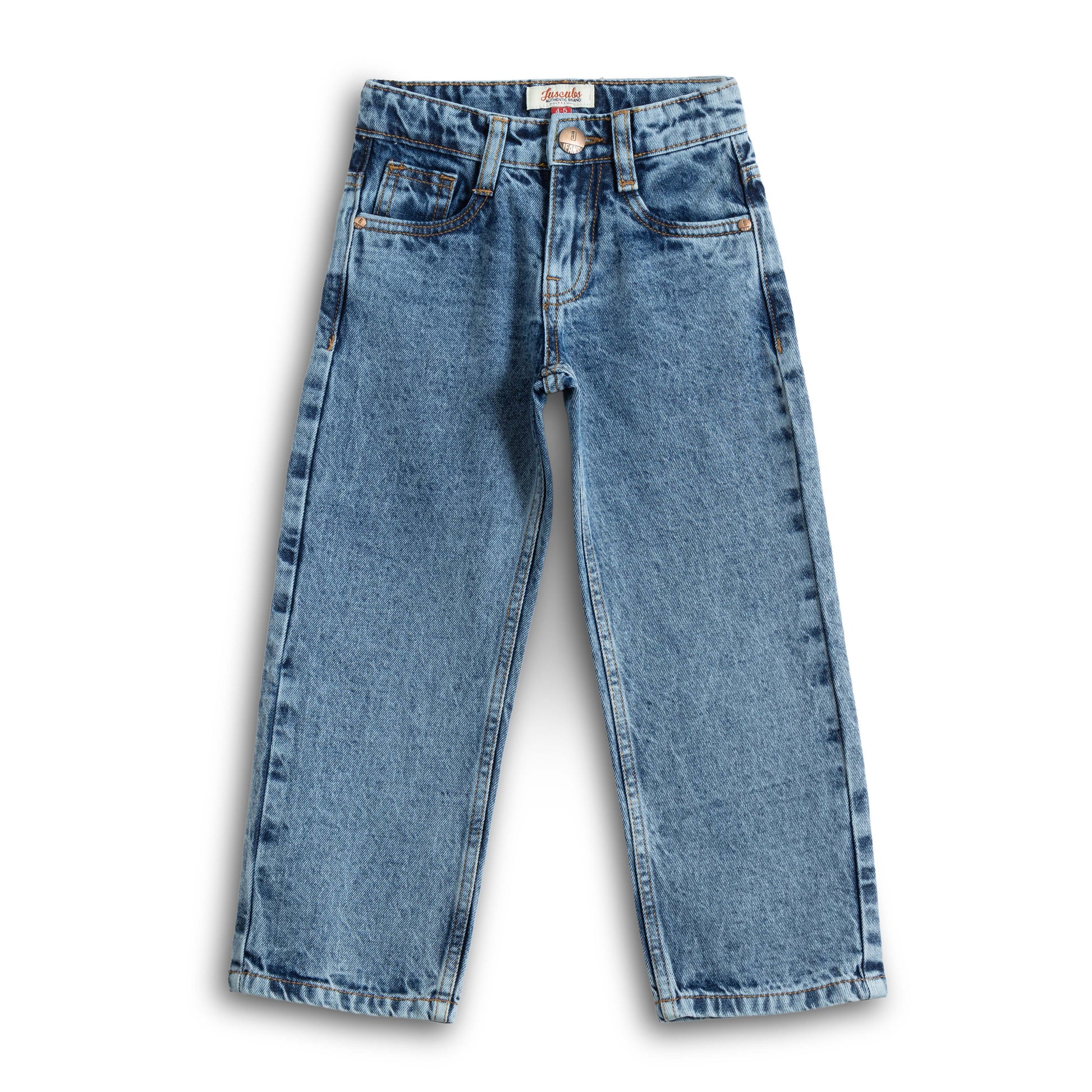 Boys Casual Wear Light Blue Denim Straight Jeans – Everyday Comfort
