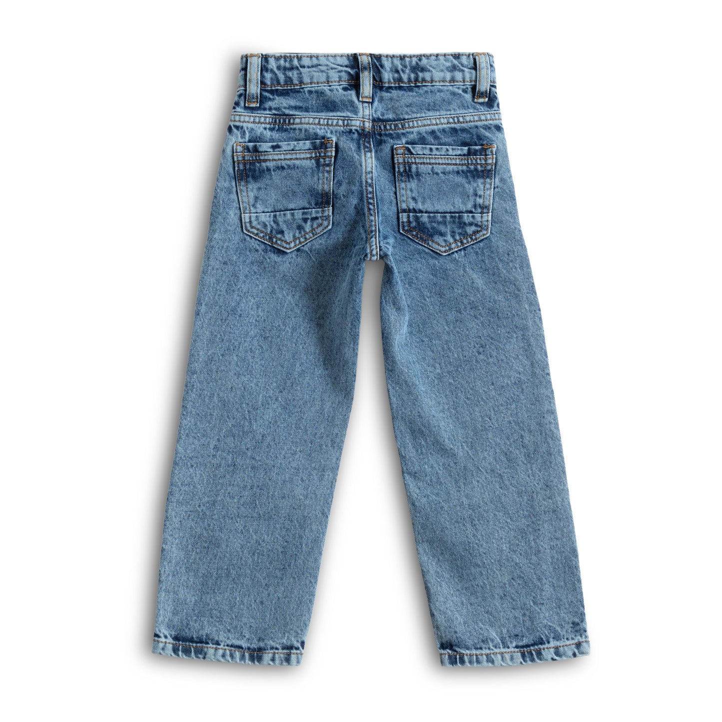 Boys Casual Wear Light Blue Denim Straight Jeans – Everyday Comfort