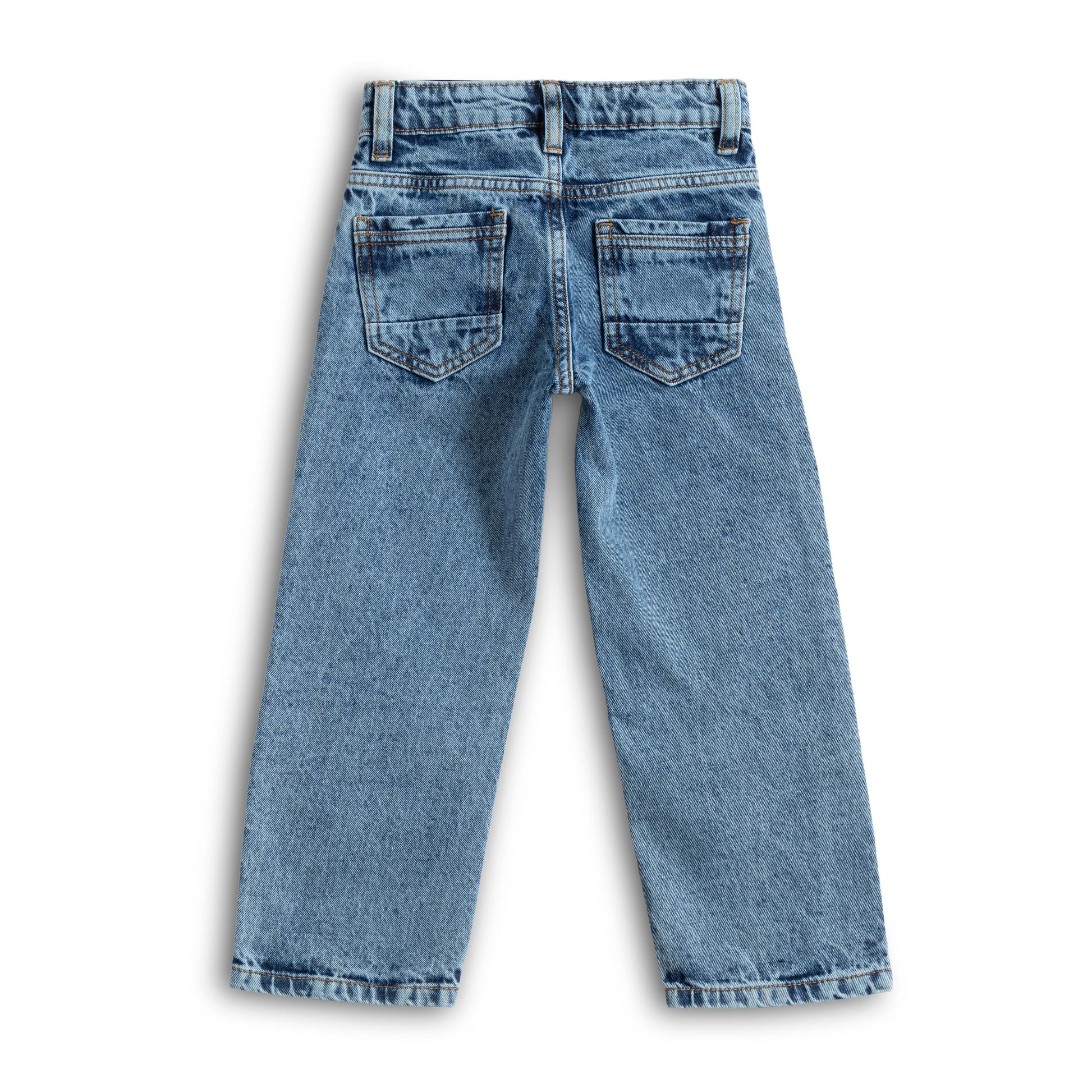 Boys Casual Wear Light Blue Denim Straight Jeans – Everyday Comfort