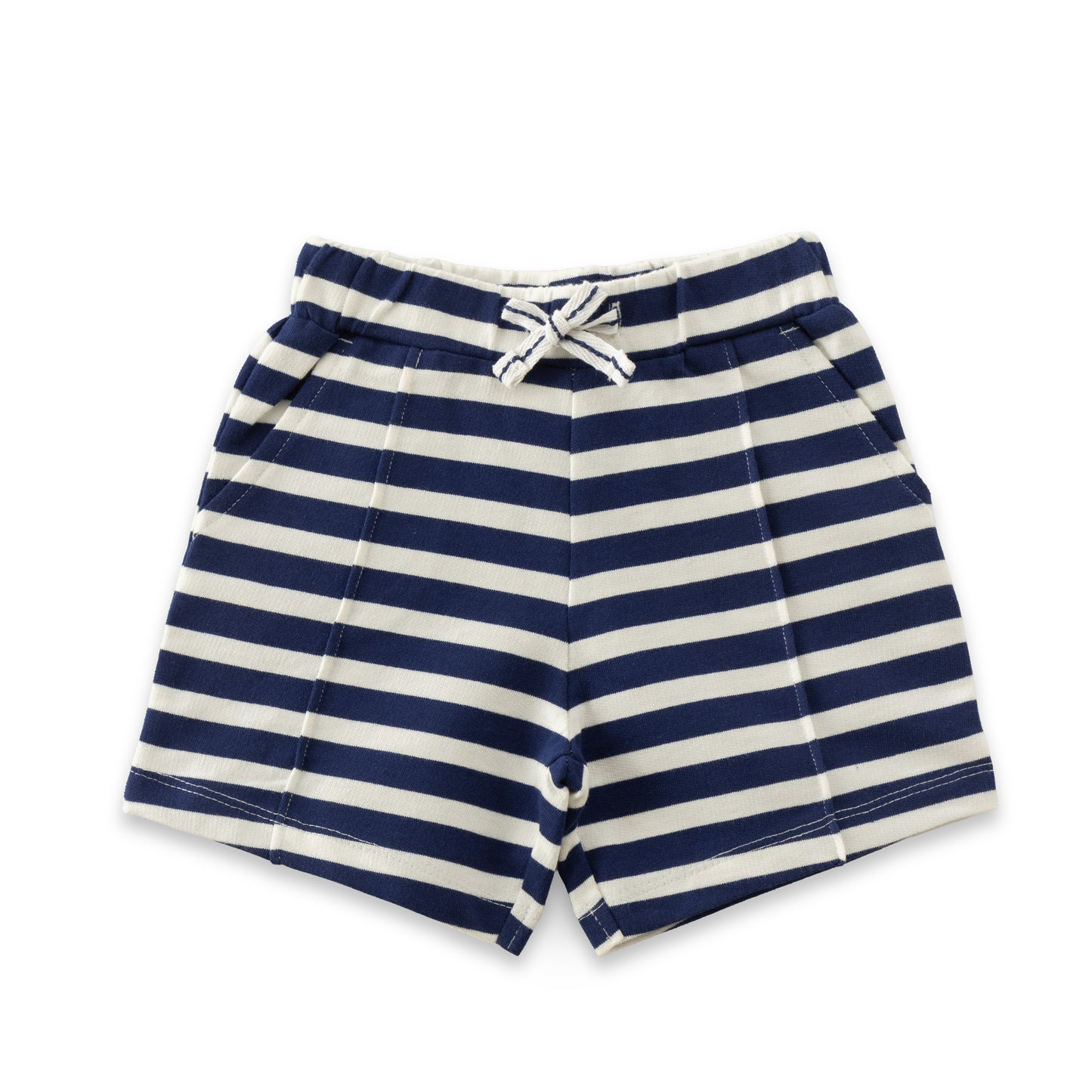 "Baby Boys Green Sleeveless Bug Print T-shirt & Navy Striped Shorts Set – Cotton Summer Co-ord"