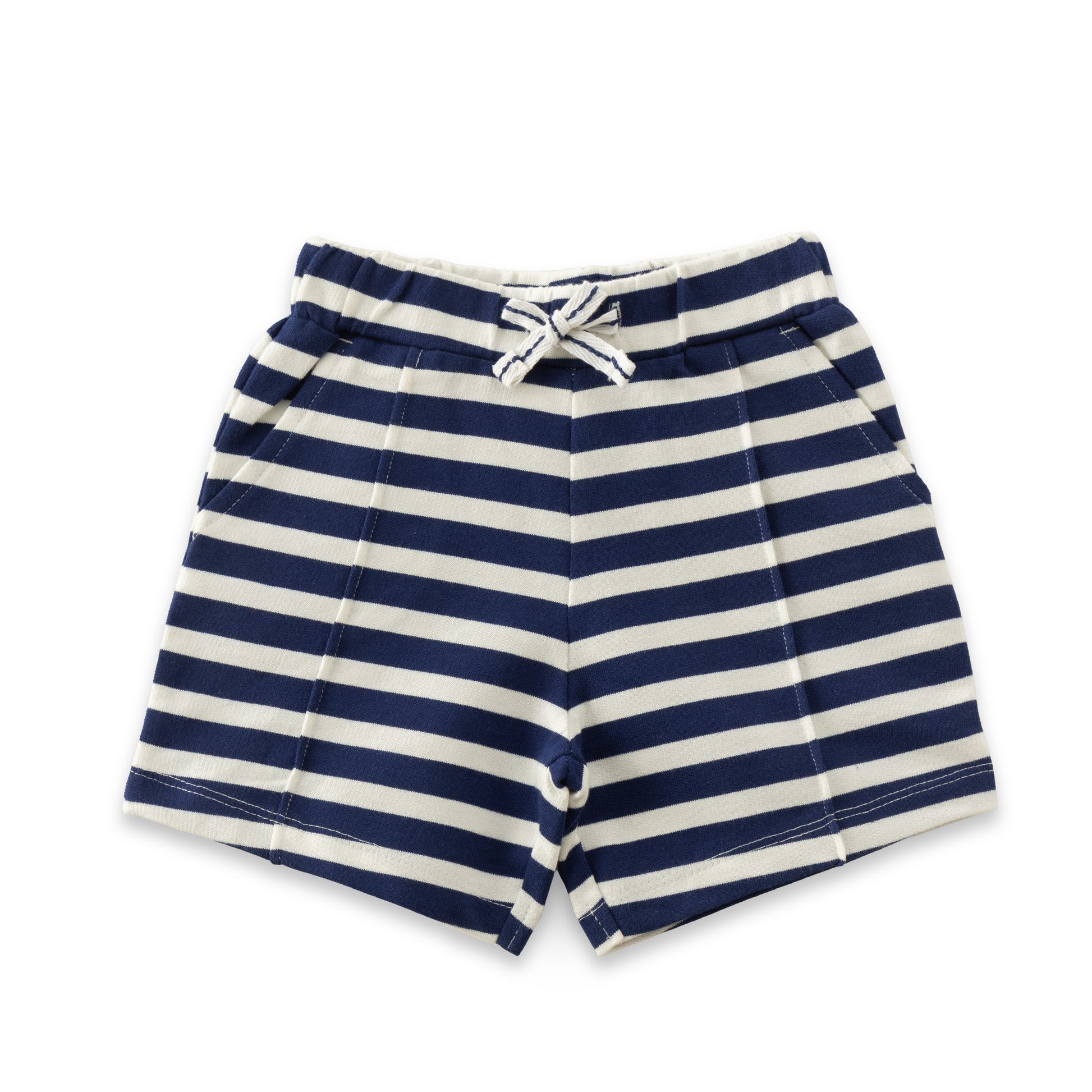 "Baby Boys Green Sleeveless Bug Print T-shirt & Navy Striped Shorts Set – Cotton Summer Co-ord"