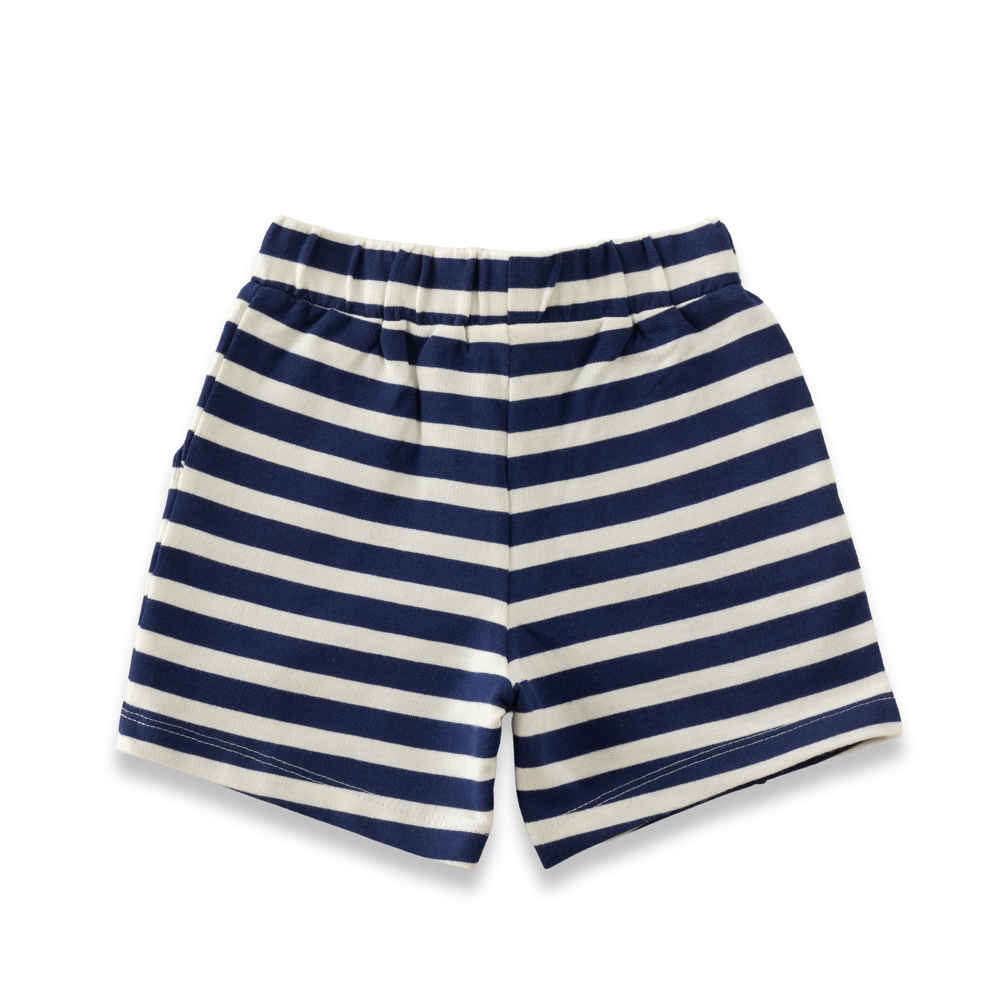 "Baby Boys Green Sleeveless Bug Print T-shirt & Navy Striped Shorts Set – Cotton Summer Co-ord"