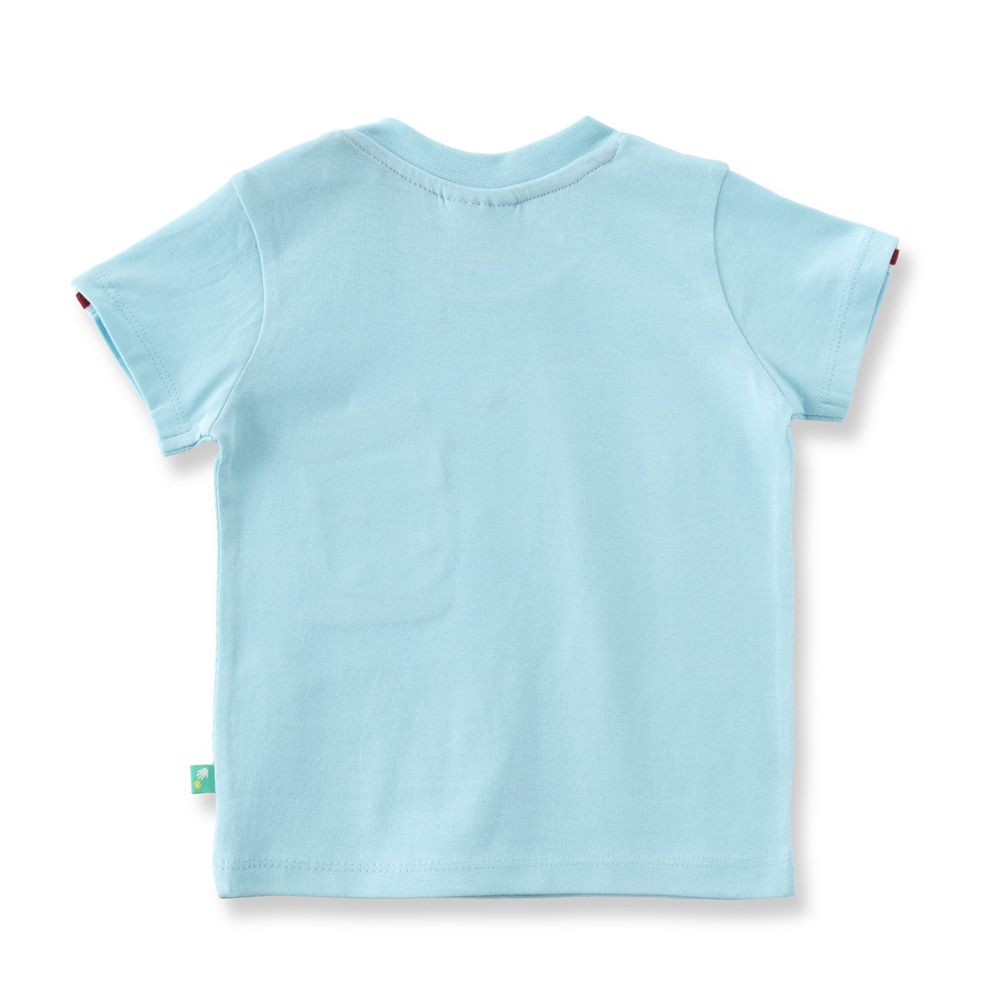 "Baby Boys Aqua Blue Butterfly Jar Print T-Shirt & Navy Blue Cotton Shorts Set"