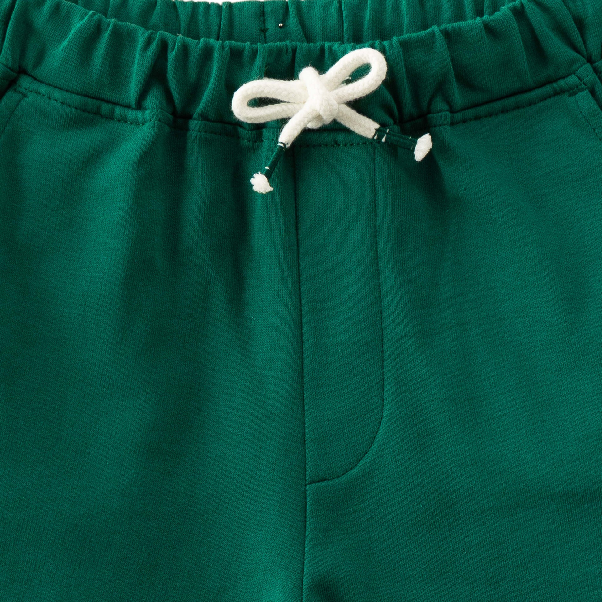 "Boys' Teal Cotton Cargo Shorts with Drawstring Waist – Casual Wear"