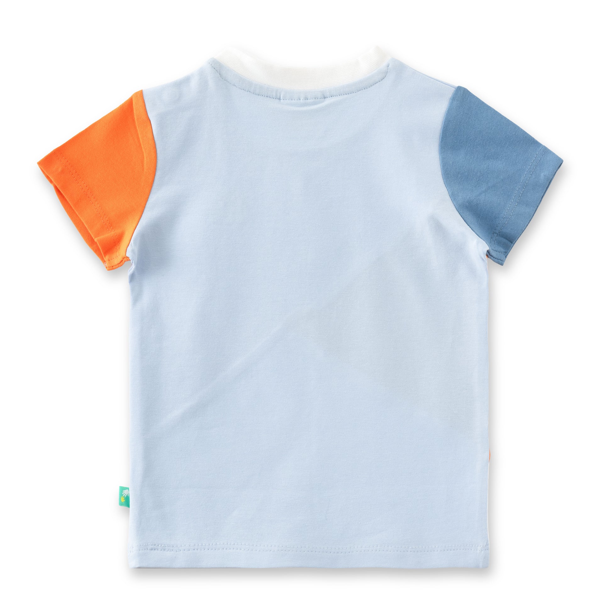 "Baby Boys Colorblock Ladybug Print T-Shirt & Blue Three-Fourth Pant Set"
