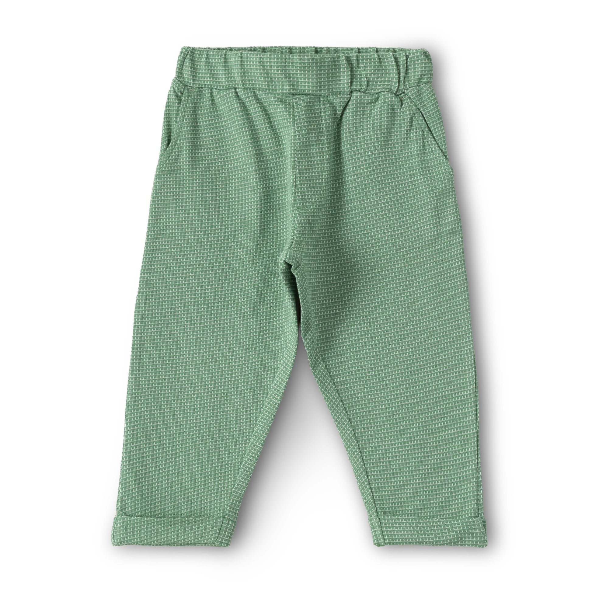 Baby Boys Green Party Wear 3-Piece Set – Shirt, Waistcoat & Bow Tie with Pants