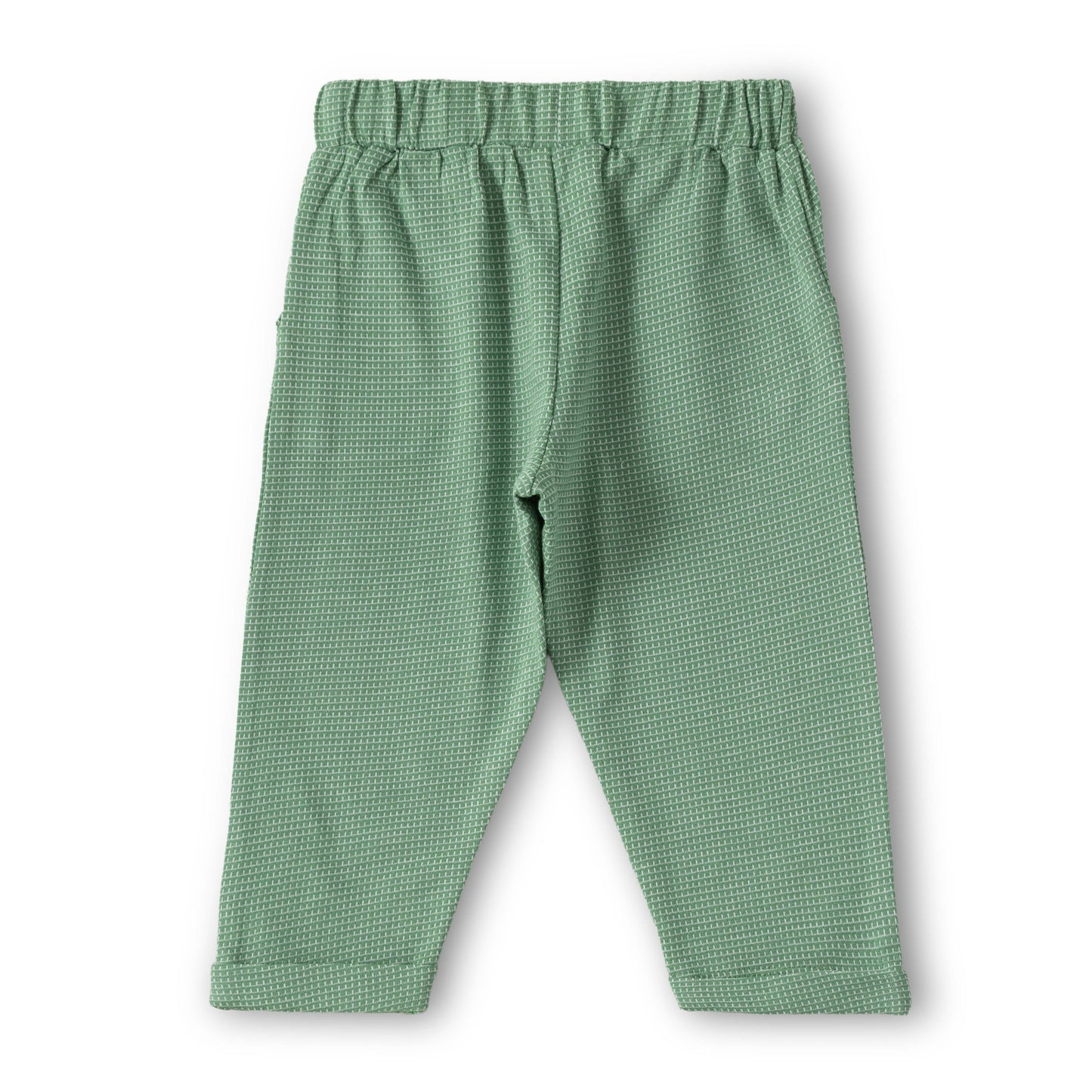 Baby Boys Green Party Wear 3-Piece Set – Shirt, Waistcoat & Bow Tie with Pants