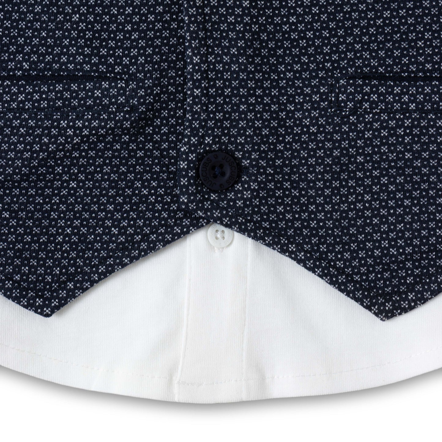 Baby Boys Navy Blue Party Wear 3-Piece Set – Shirt, Waistcoat, Bow Tie & Pants