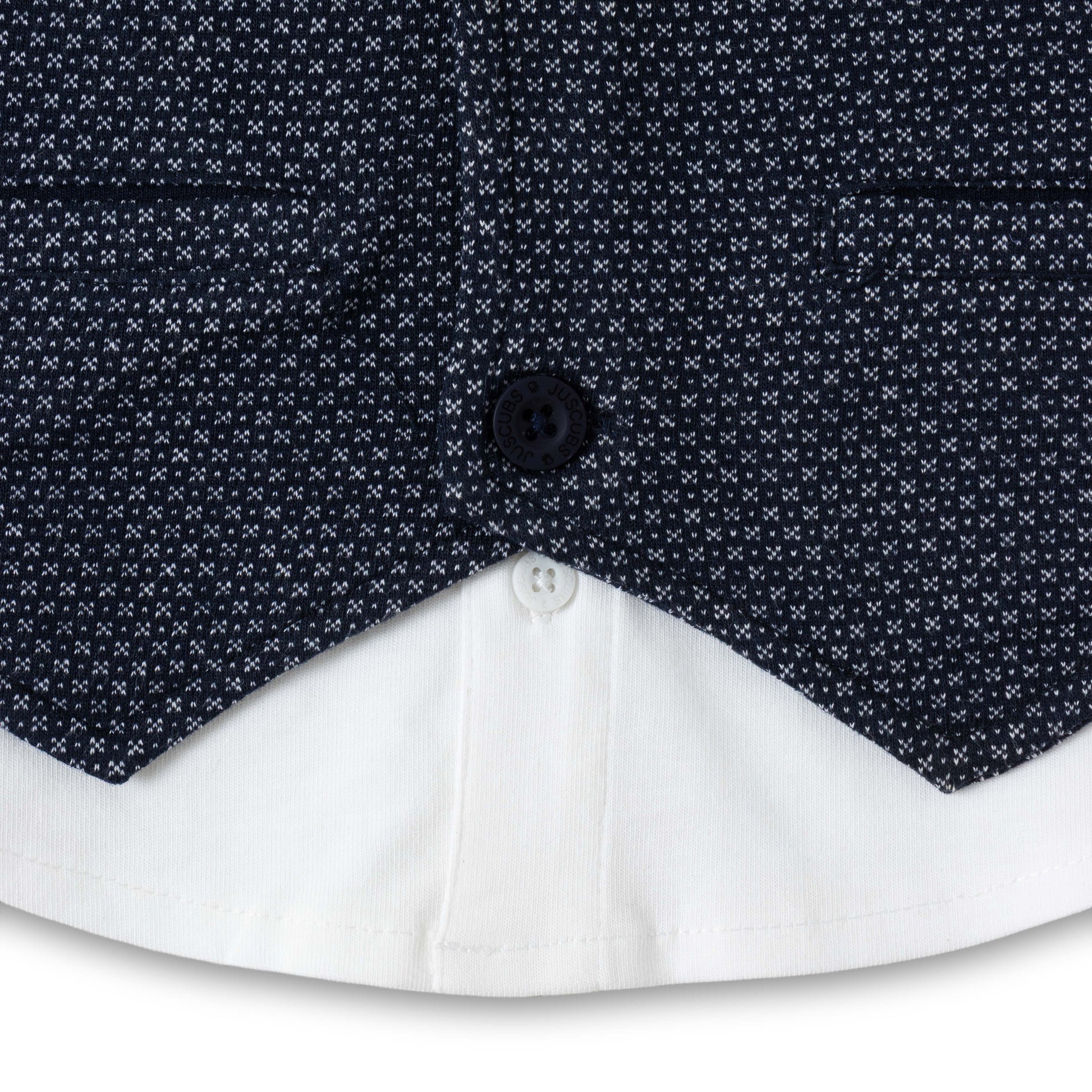 Baby Boys Navy Blue Party Wear 3-Piece Set – Shirt, Waistcoat, Bow Tie & Pants
