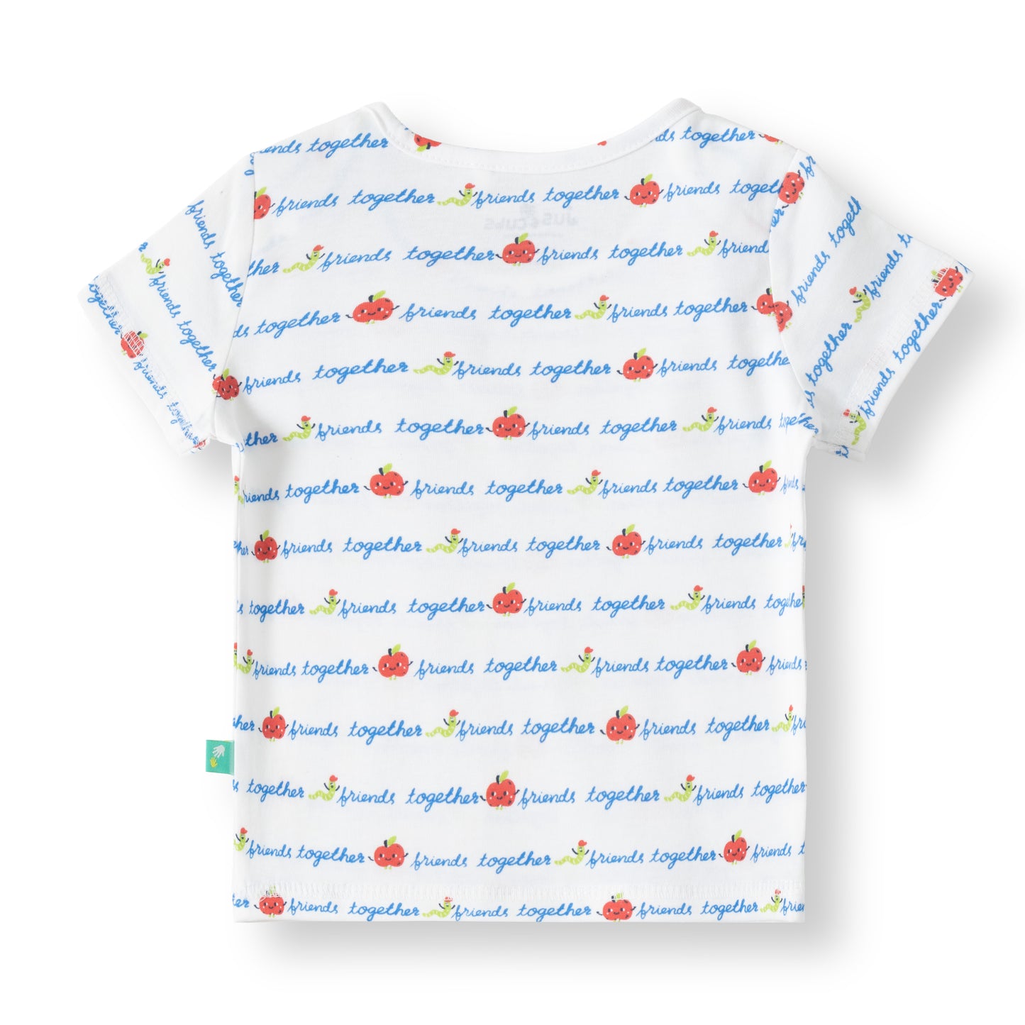 "Baby Boys 2-Pack Cotton T-Shirts – Friends Together Print & Multicolor Stripe Design"