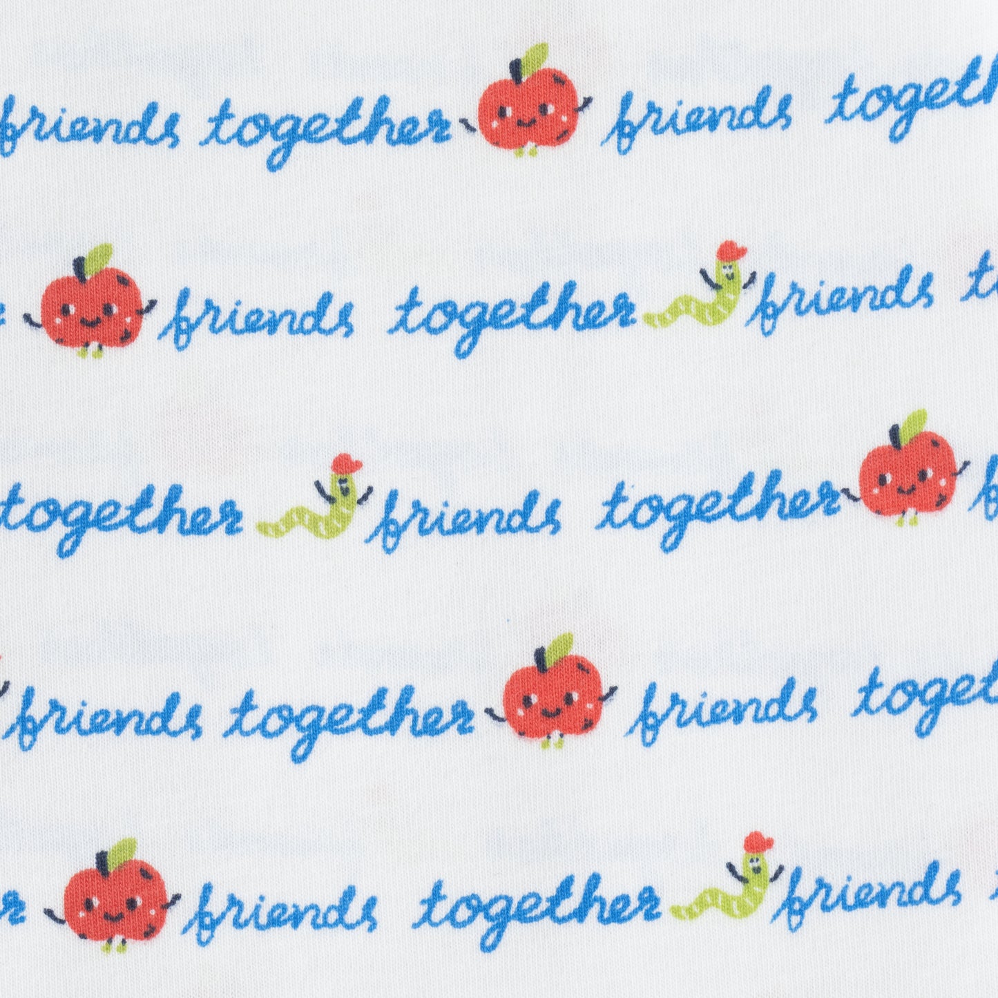 "Baby Boys 2-Pack Cotton T-Shirts – Friends Together Print & Multicolor Stripe Design"