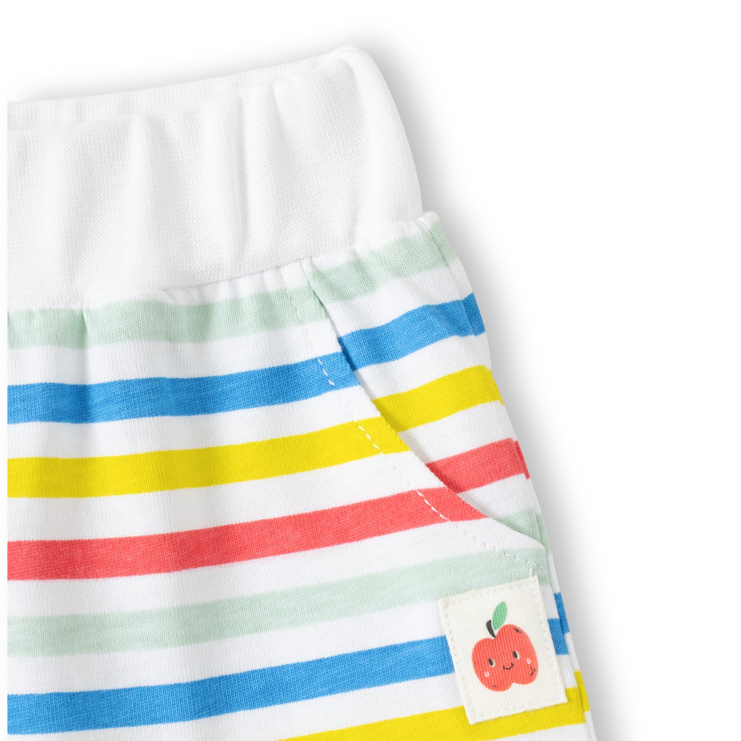 "Baby Boys 2-Pack Cotton Jogger Pants – Multicolor Stripes & Friends Together Print"