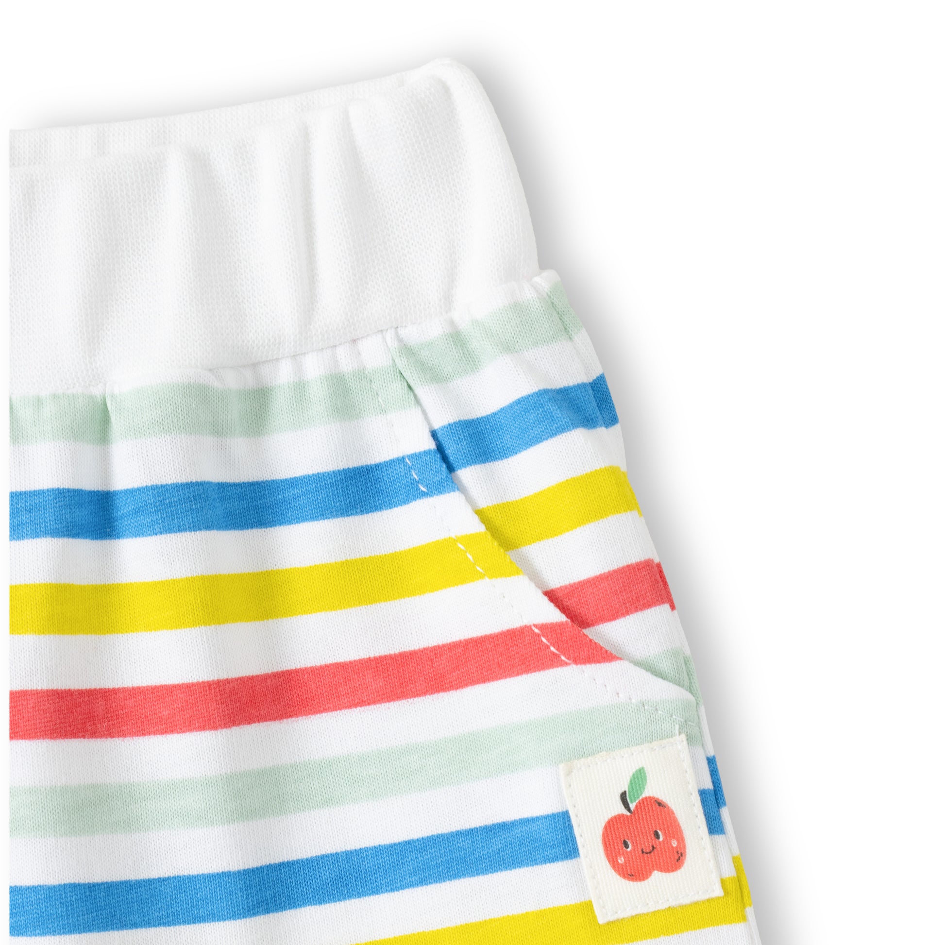 "Baby Boys 2-Pack Cotton Jogger Pants – Multicolor Stripes & Friends Together Print"