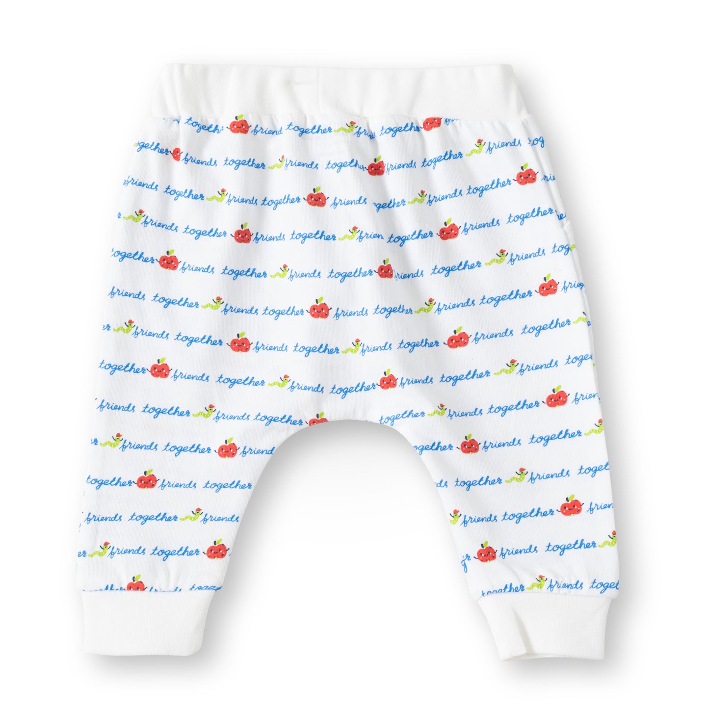 "Baby Boys 2-Pack Cotton Jogger Pants – Multicolor Stripes & Friends Together Print"